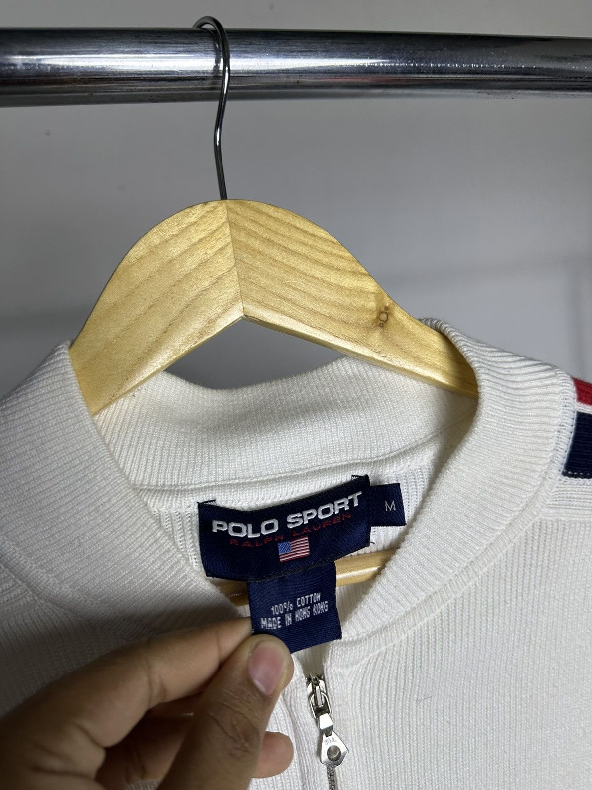 Polo Ralph Lauren × Ralph Lauren Sport Polo Sport Zipper knitwear by Ralph Lauren Size US M / EU 48-50 / 2 - 3 Thumbnail