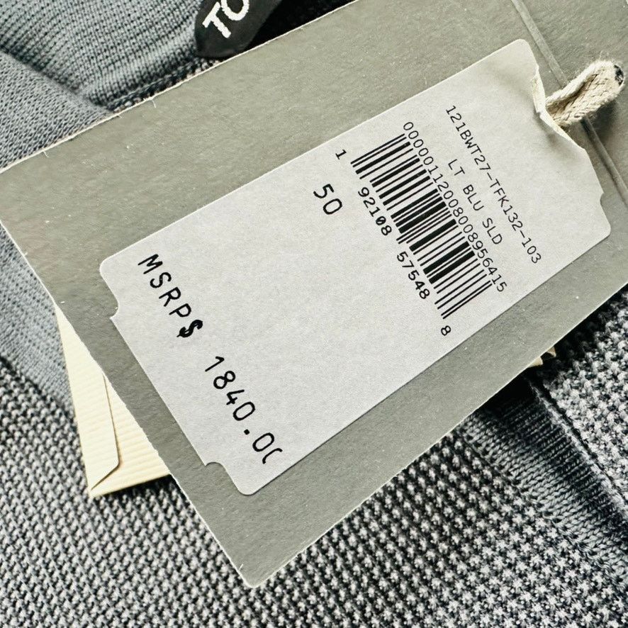 Tom Ford TOM FORD Long Sleeve Polo Silk Cotton NEW Size 50 Blue Grey Size US M / EU 48-50 / 2 - 4 Thumbnail