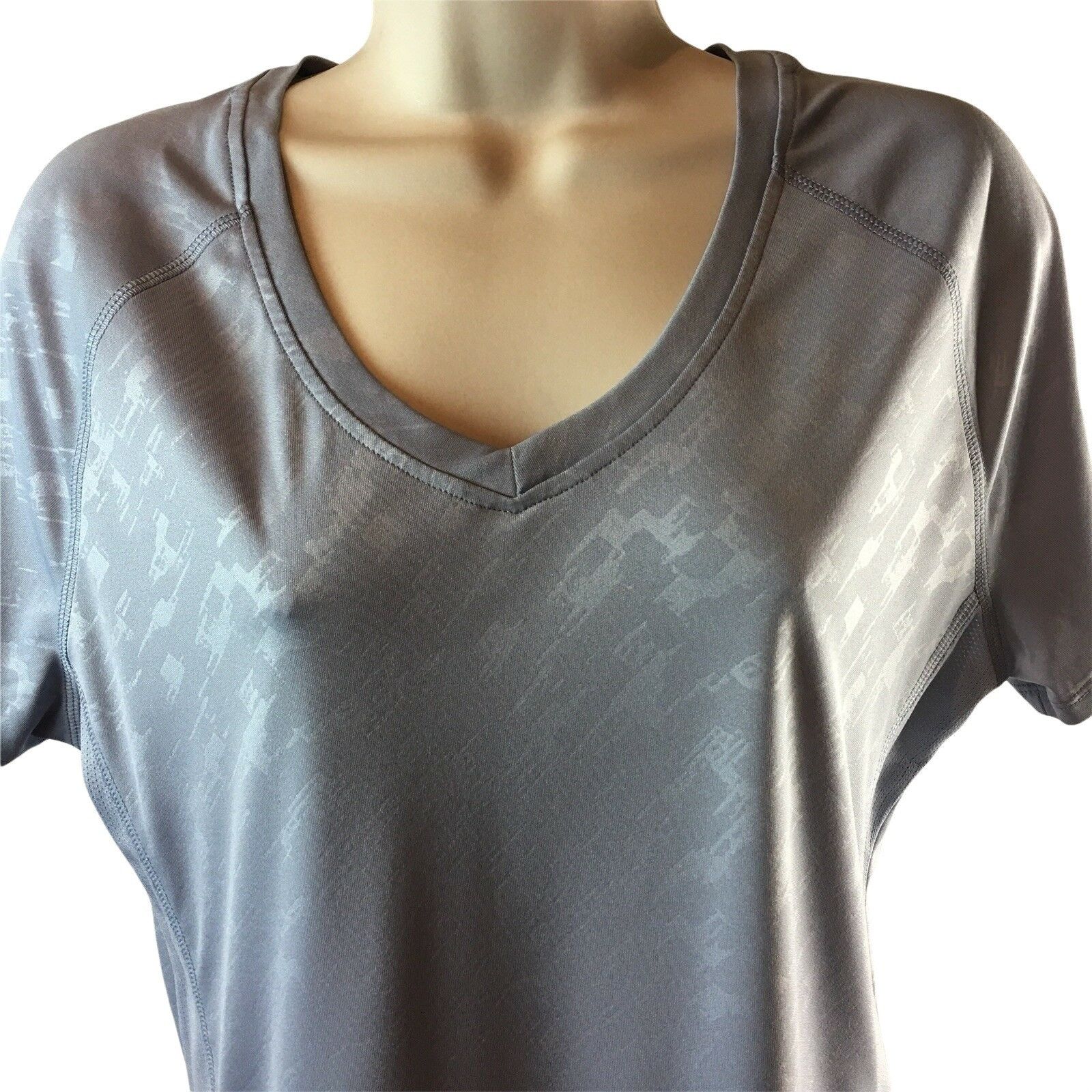 Champion Workout Shirt Champion Top Womens Gray Large Spandex Vapor P Size L / US 10 / IT 46 - 5 Thumbnail