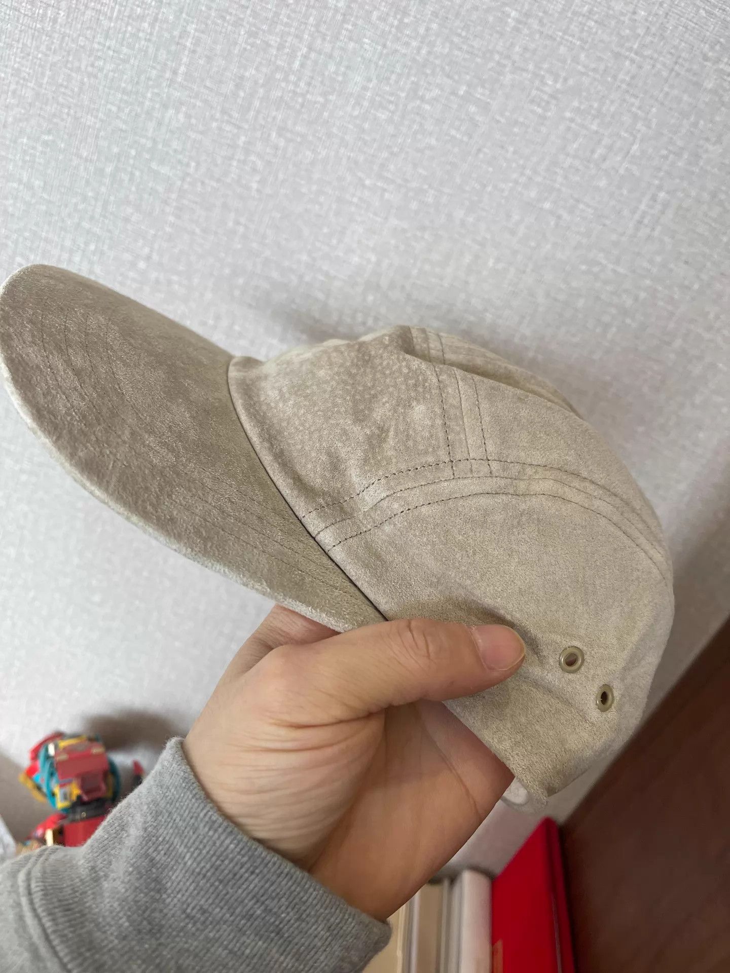 Hender Scheme Hender Scheme Pig Jet Cap Khaki Suede Hand-Stitched Like New Size ONE SIZE - 5 Thumbnail