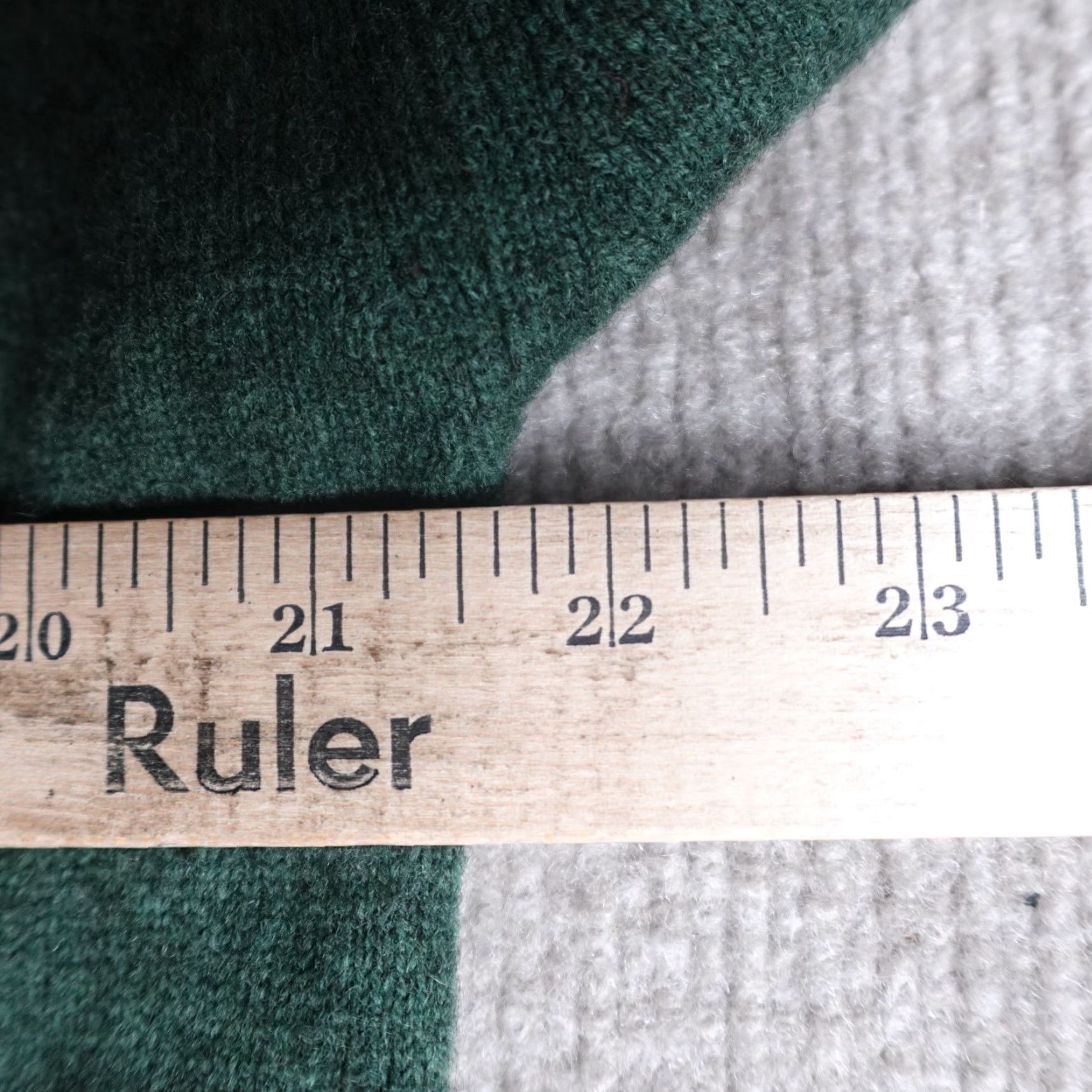Vintage St. Michael Sweater Large Green Lambswool Crew Neck Made in England Size US L / EU 52-54 / 3 - 3 Thumbnail