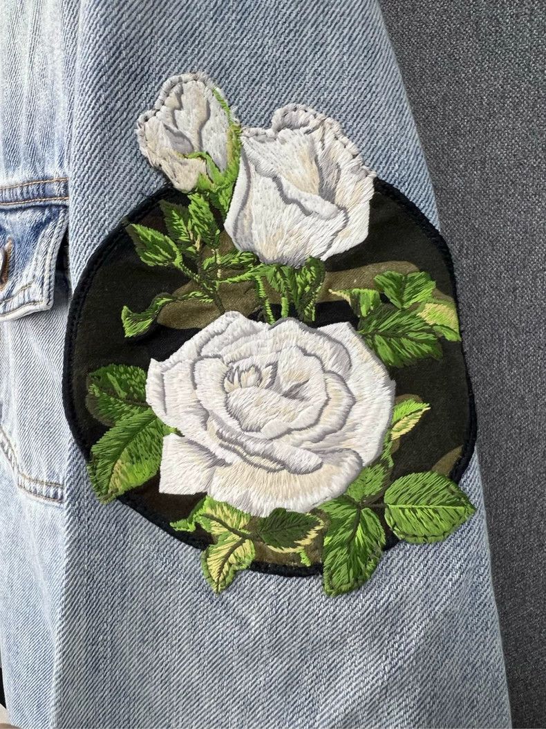 Dior Dior Camellia embroidered denim jacket 2503-Nextarrow Size US M / EU 48-50 / 2 - 3 Thumbnail