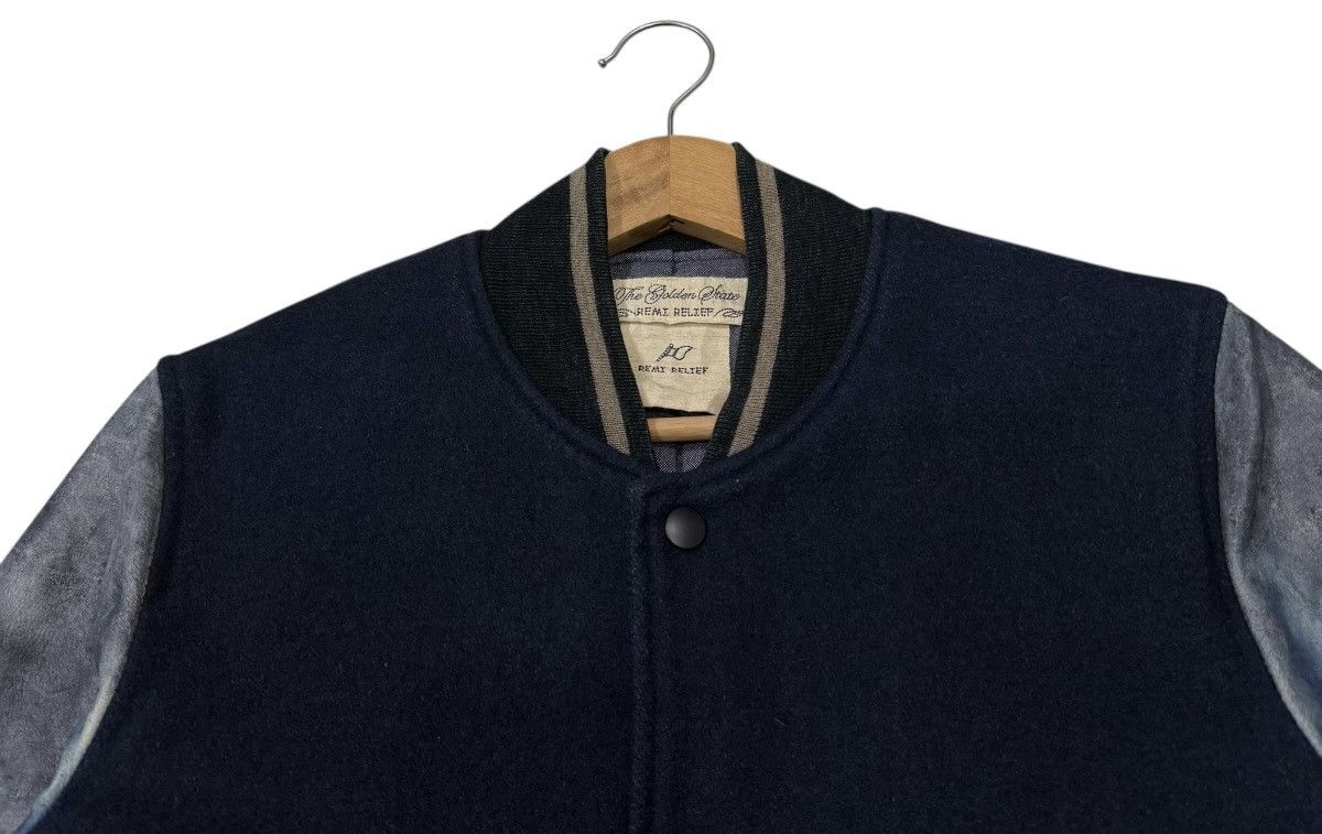 Remi Relief Vintage Remi Relief Golden State Wool Leather Varsity Jacket Size US S / EU 44-46 / 1 - 7 Thumbnail