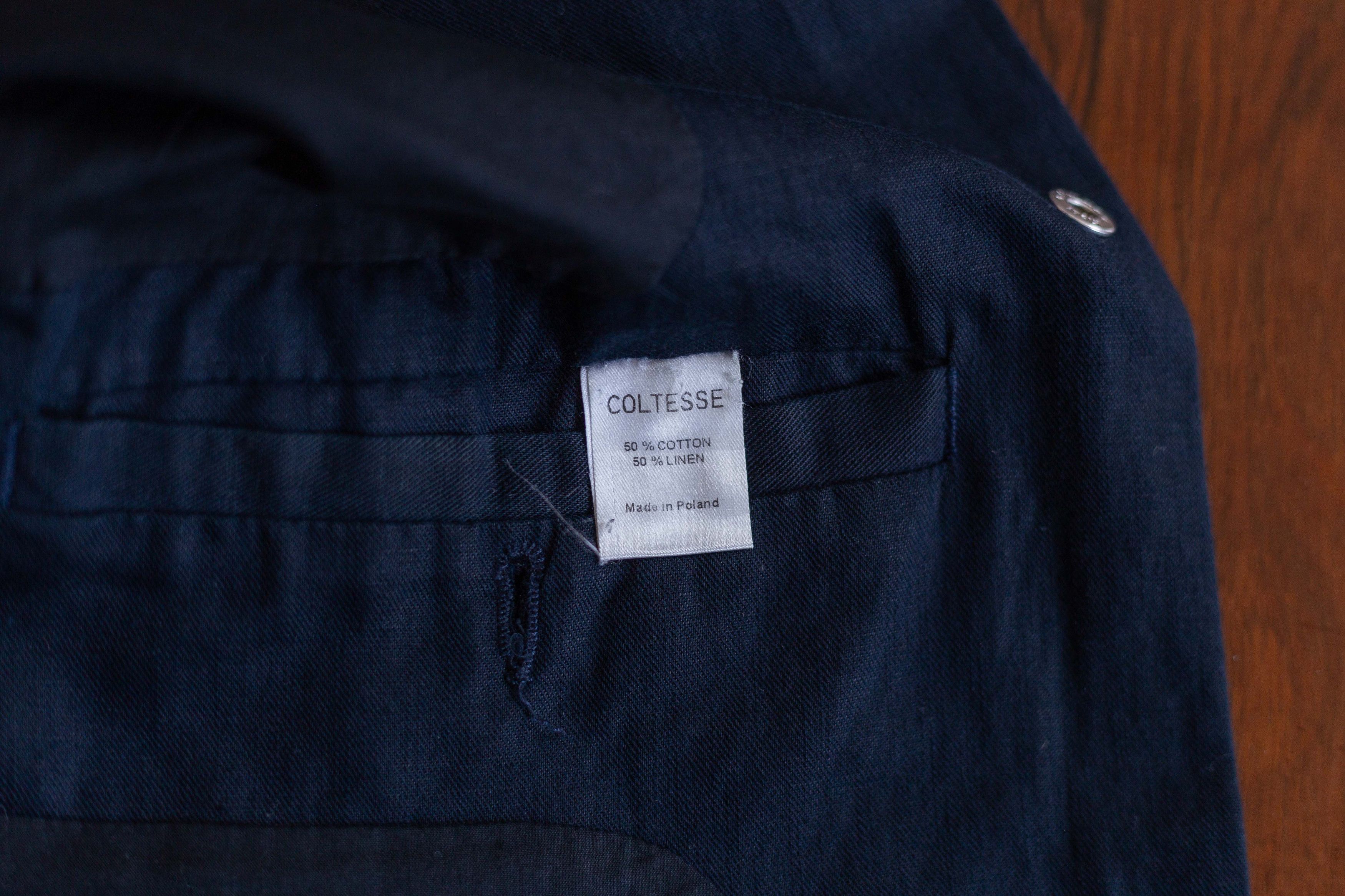 Other COLTESSE Navy Blue Cotton Utility Overshirt Jacket Size US L / EU 52-54 / 3 - 6 Thumbnail