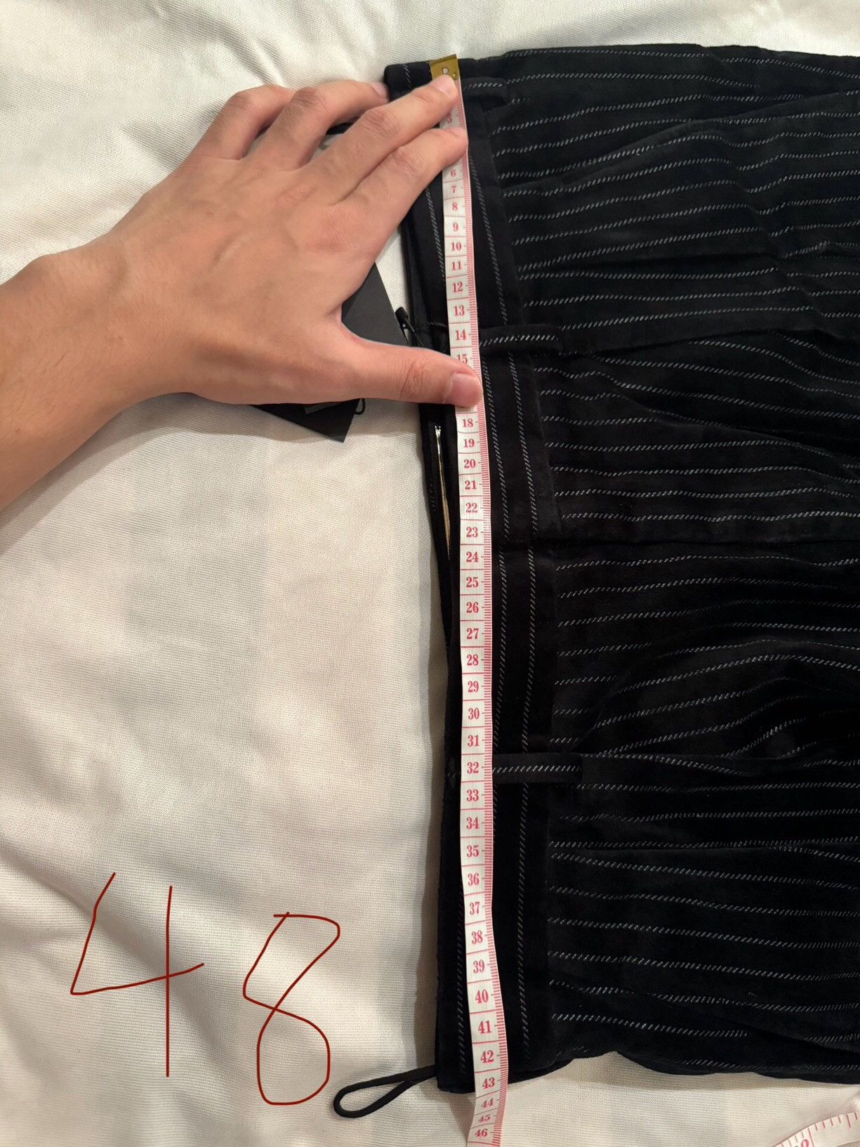 Saint Laurent Paris × Yves Saint Laurent Saint Laurent Velvet Trousers For Men Size 50R - 5 Thumbnail