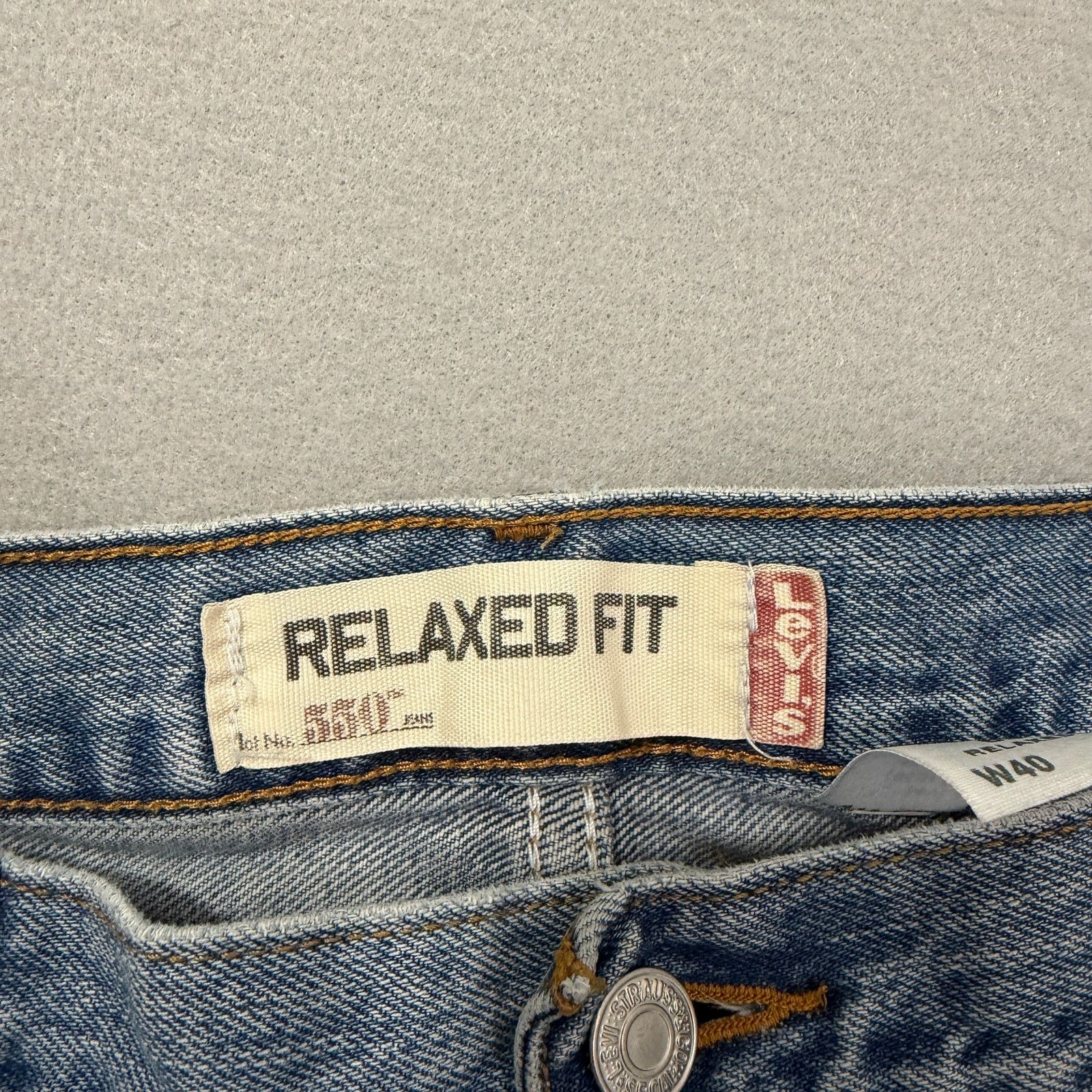 Levi's Vintage Levis 550 Relaxed Fit Jeans Men's 40x32 Blue Denim Size US 40 / EU 56 - 4 Thumbnail