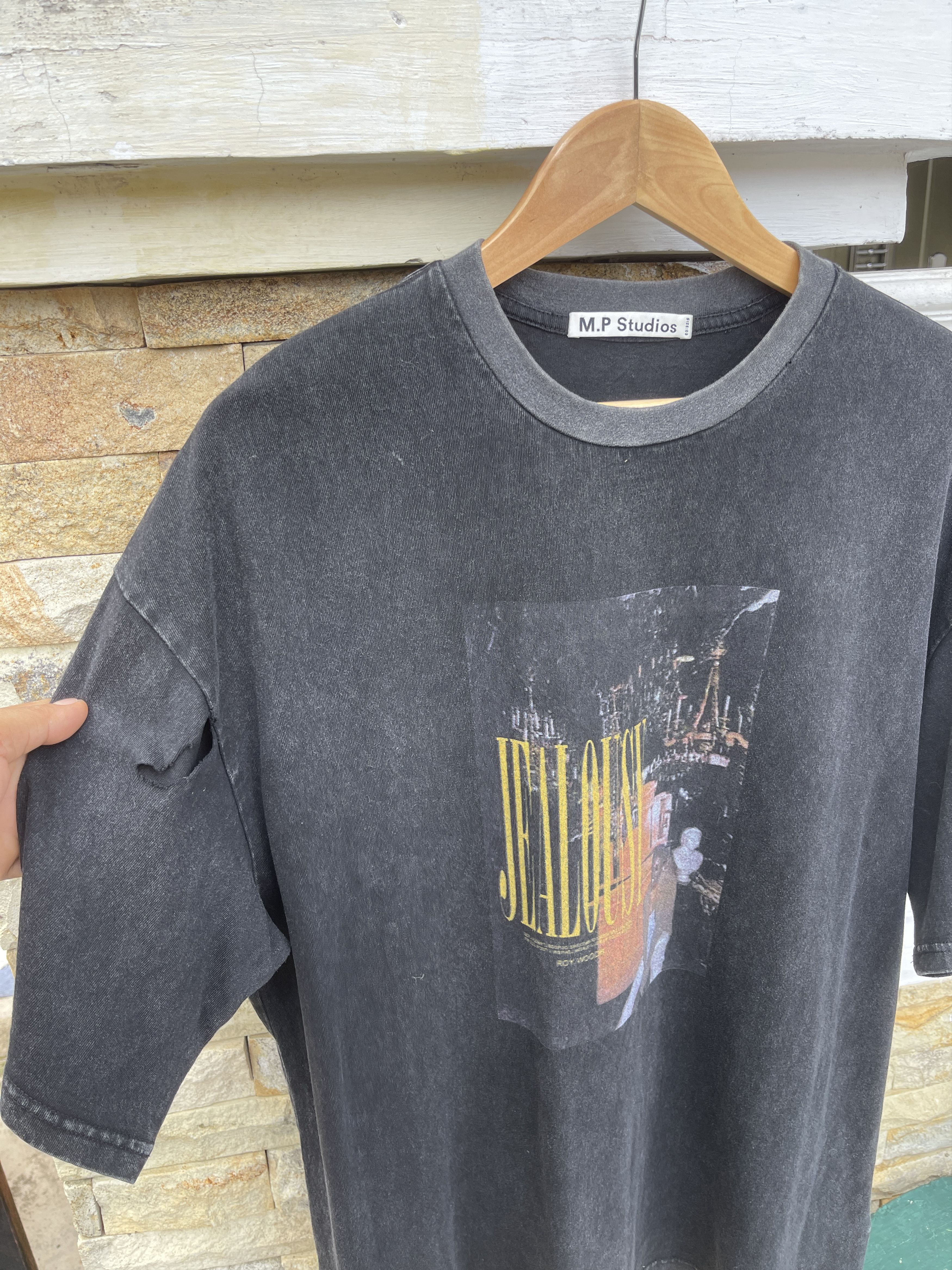 Japanese Brand Last Drop🔥Rare🔥Vintage M.P STUDIOS Sun Faded T-Shirt Size US XL / EU 56 / 4 - 4 Thumbnail
