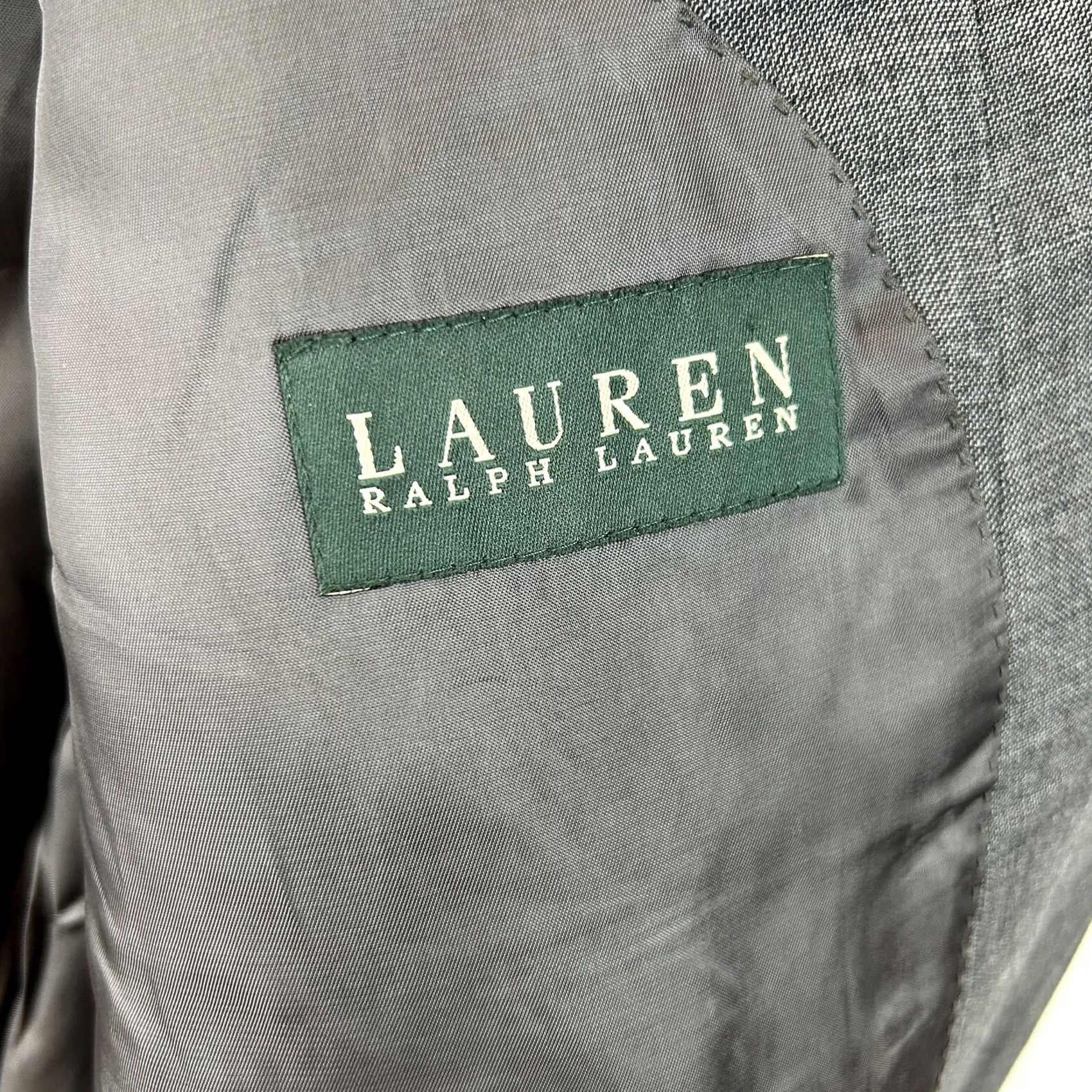 Ralph Lauren Ralph Lauren Blazer Mens 46 Gray Wool 2 Button Sportcoat Read Size 46R - 4 Thumbnail