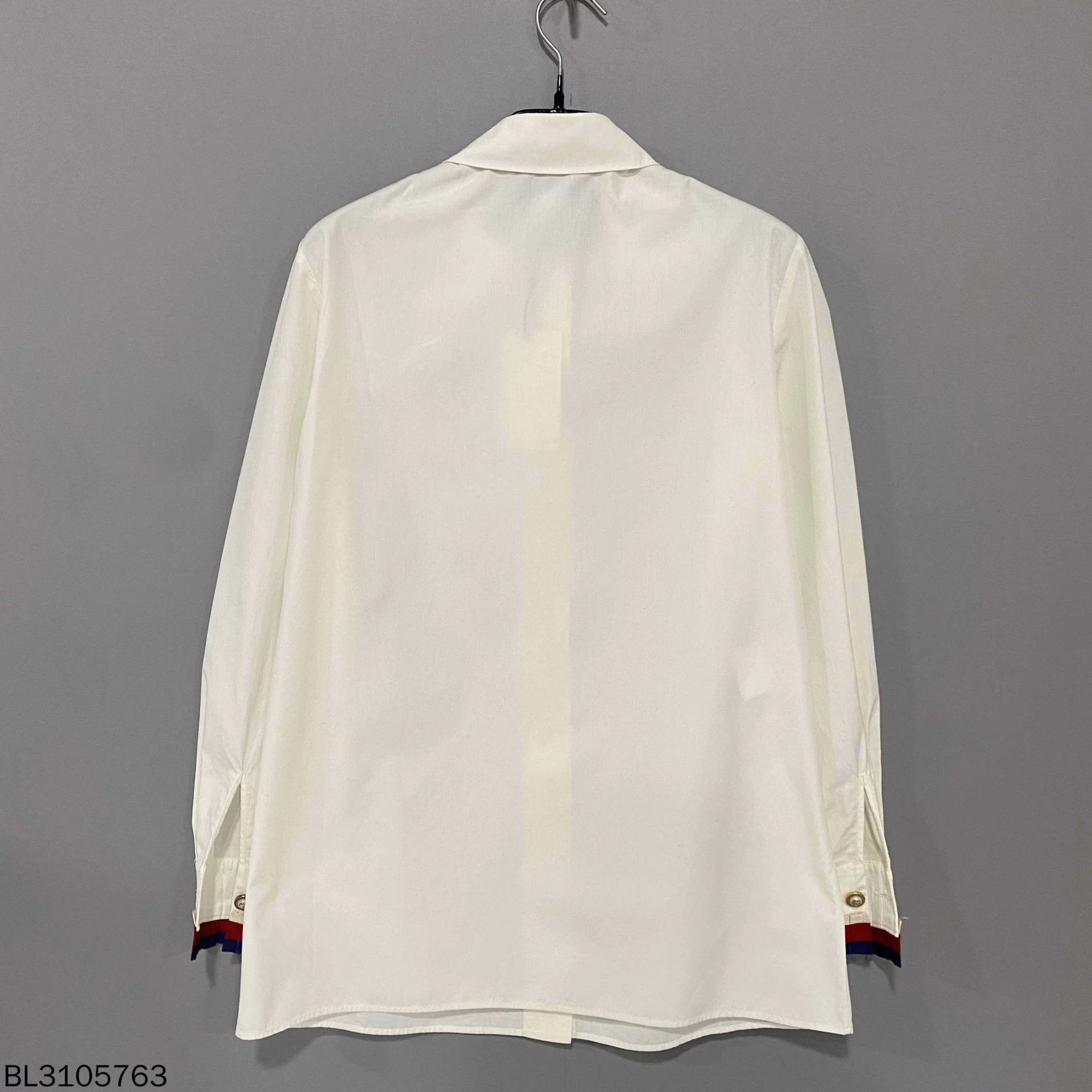Gucci Gucci color block stripe pearl shirt Size M / US 6-8 / IT 42-44 - 3 Thumbnail
