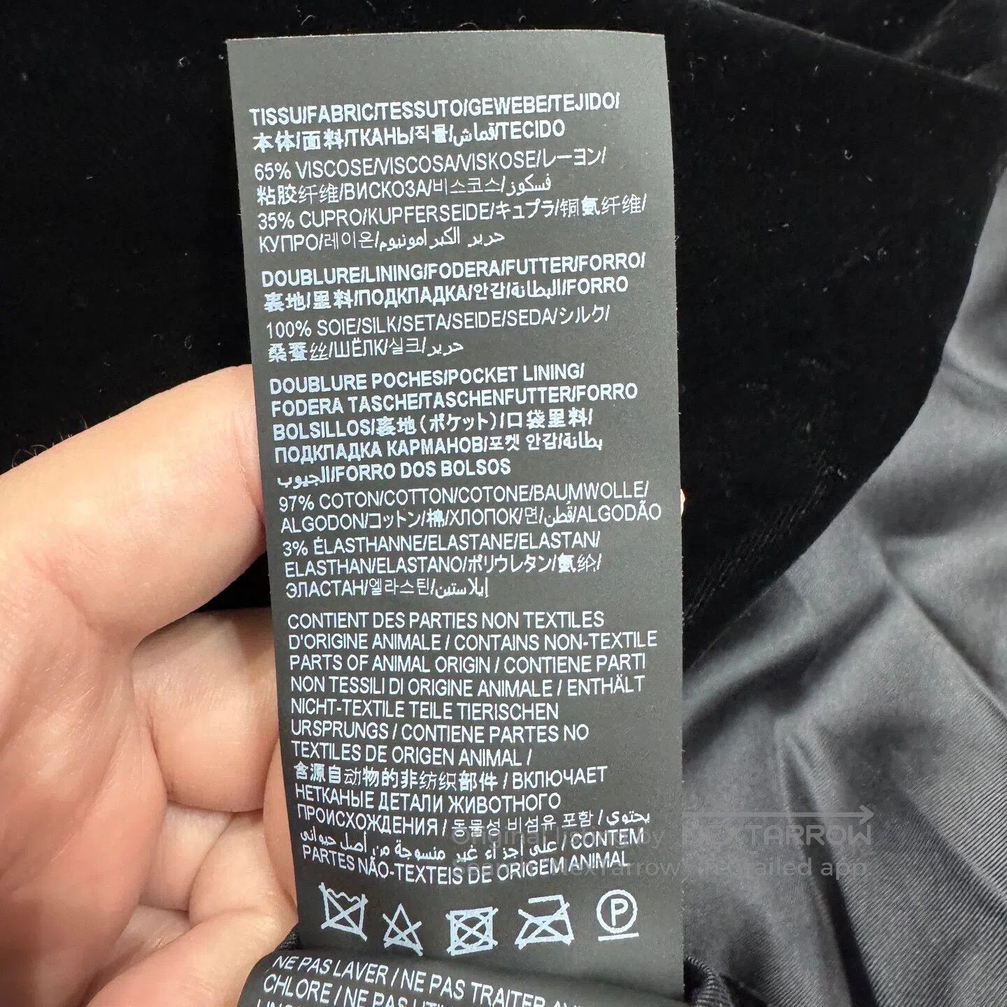 Saint Laurent Paris Saint Laurent Paris Velvet suit jacket| Size 46R - 5 Thumbnail