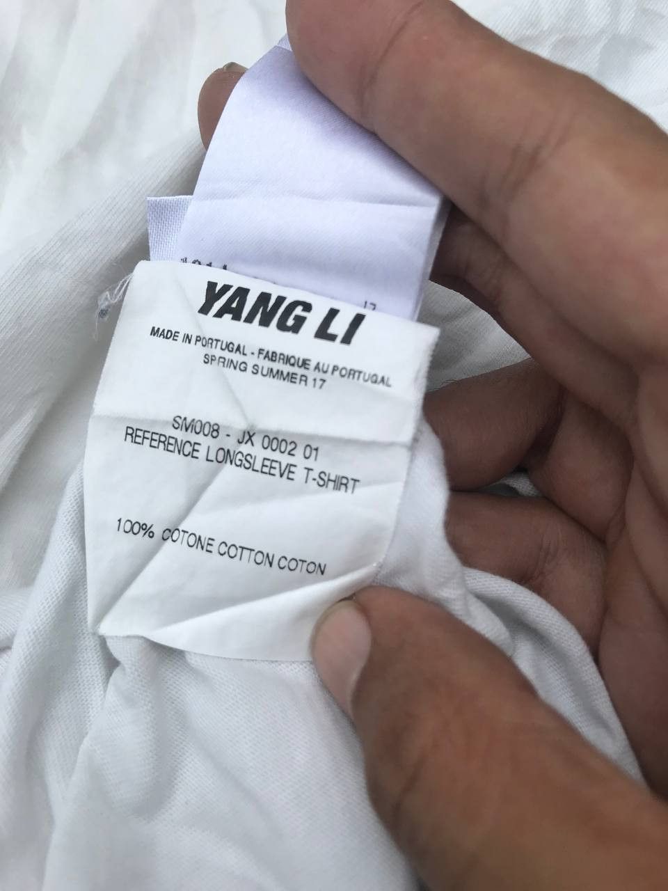 Yang Li SS17 Yang Li Reference Tee Size US M / EU 48-50 / 2 - 4 Thumbnail