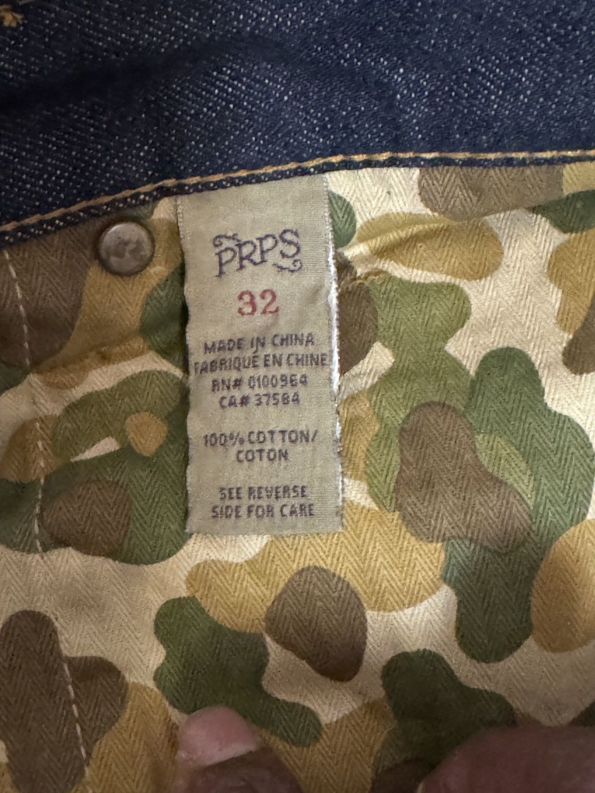 Prps Vintage PRPS Japanese denim Size US 32 / EU 48 - 6 Thumbnail