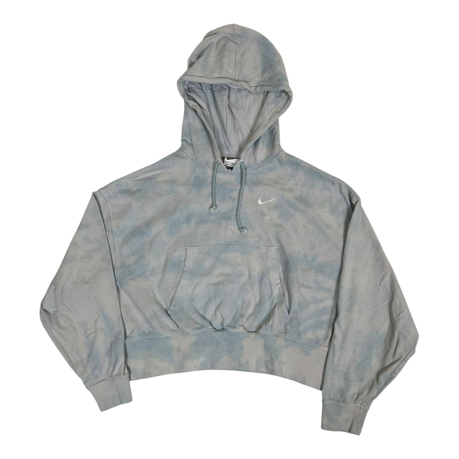 Nike Nike Women's Oversized Pullover Hoodie "Worn Blue & White" T Size XS / US 0-2 / IT 36-38 - 1 Thumbnail