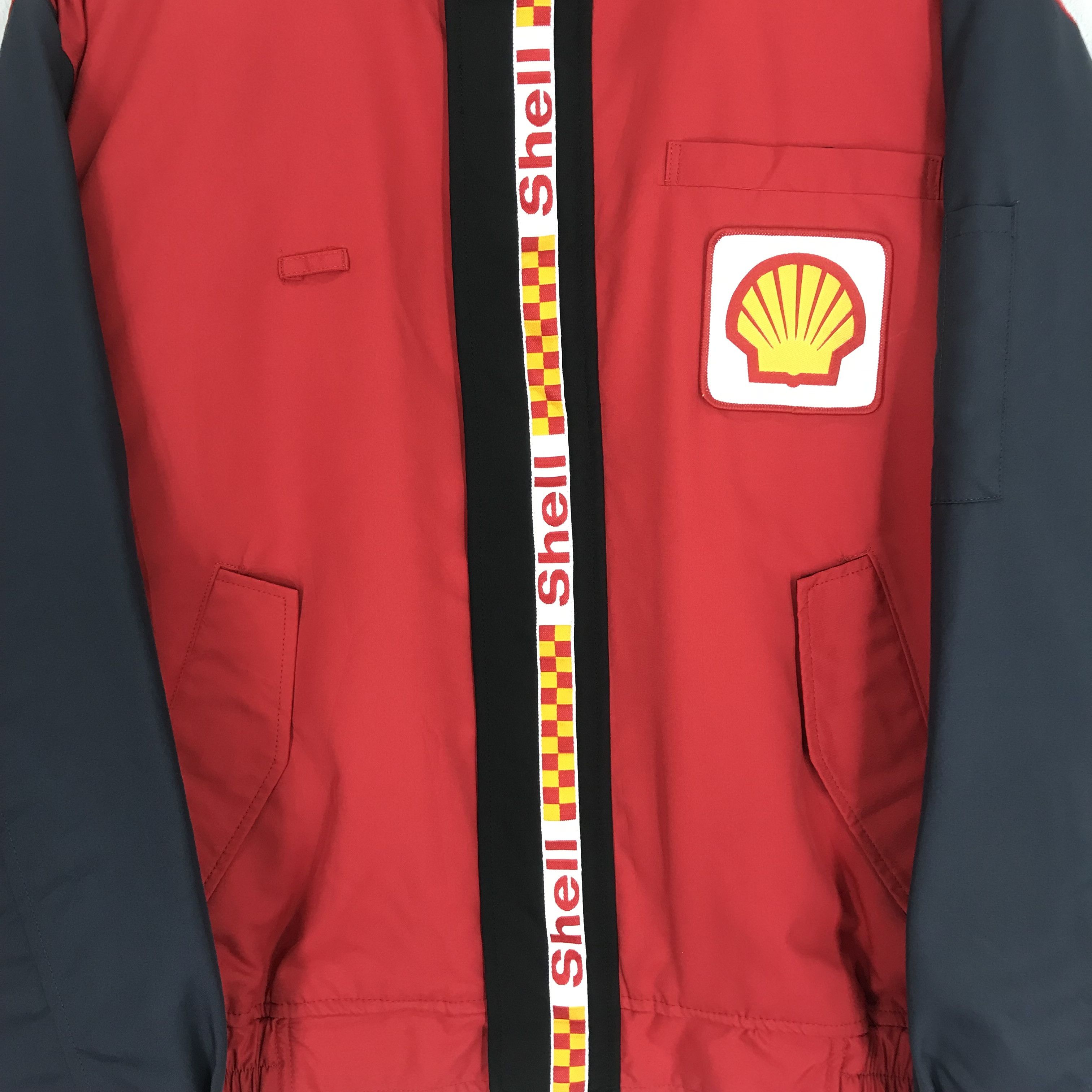Vintage Vintage 90's Shell Uniform Worker Jacket Service Wear Size US L / EU 52-54 / 3 - 6 Thumbnail
