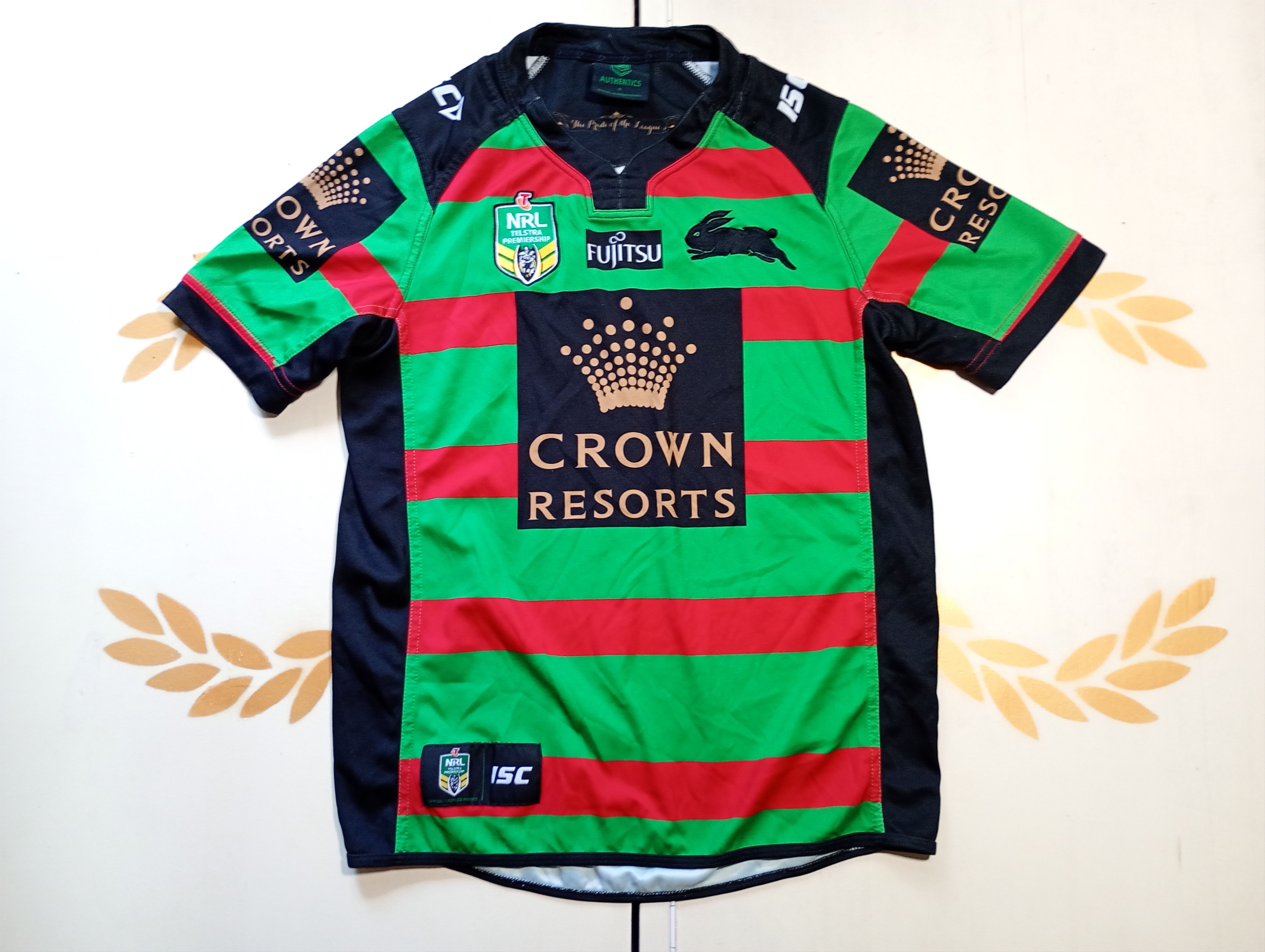 Vintage ISC NRL South Sydney Rabbitohs Rugby Shirt 2016 Size US M / EU 48-50 / 2 - 2 Thumbnail