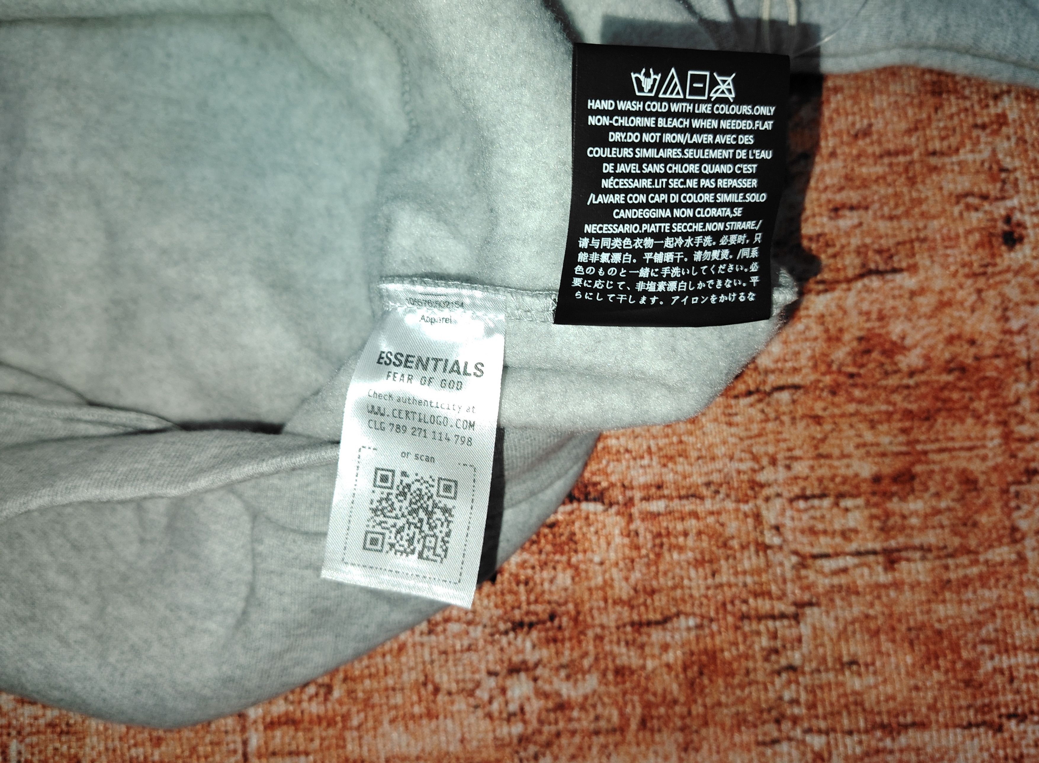Essentials × Fear of God Fear Of God Essentials Fleece Hoodie (FW24) Size US XL / EU 56 / 4 - 6 Thumbnail