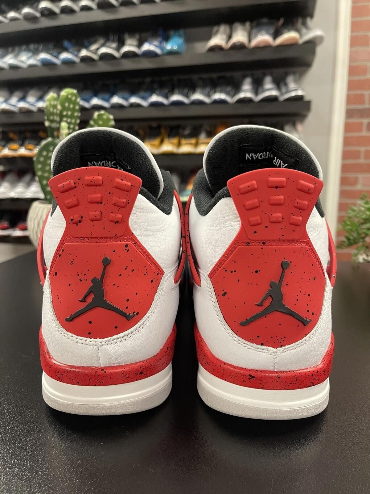 Nike Size 12 - Air Jordan 4 Retro Red Cement DH6927-161 OG Nike Size US 12 / EU 45 - 2 Thumbnail