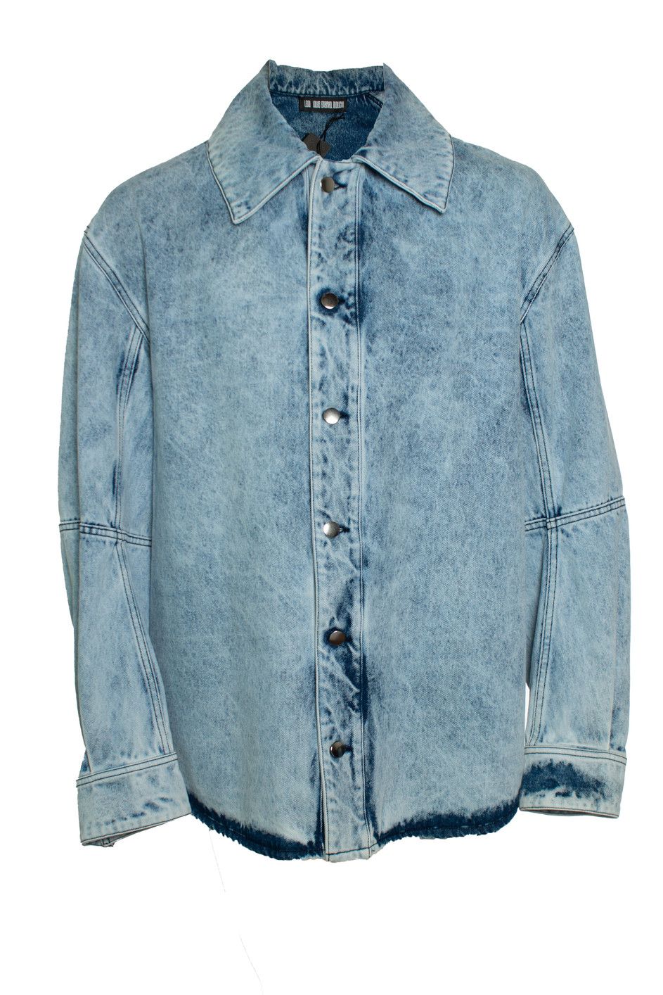 LGN LOUIS GABRIEL NOUCHI LGN Louis Gabriel Nouchi, Blue washed denim jacket Size US M / EU 48-50 / 2 - 1 Thumbnail