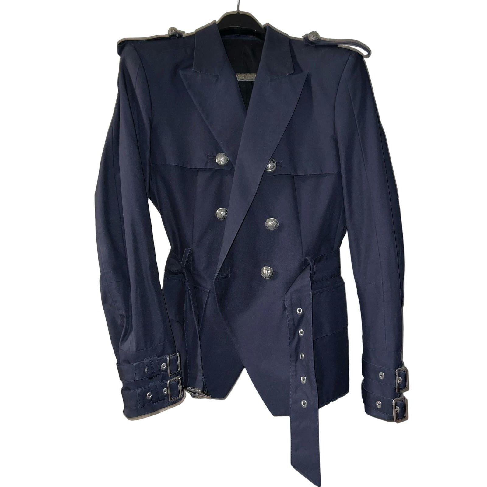 Balmain Balmain Double-Breasted Military Blazer Size 48R - 4 Thumbnail