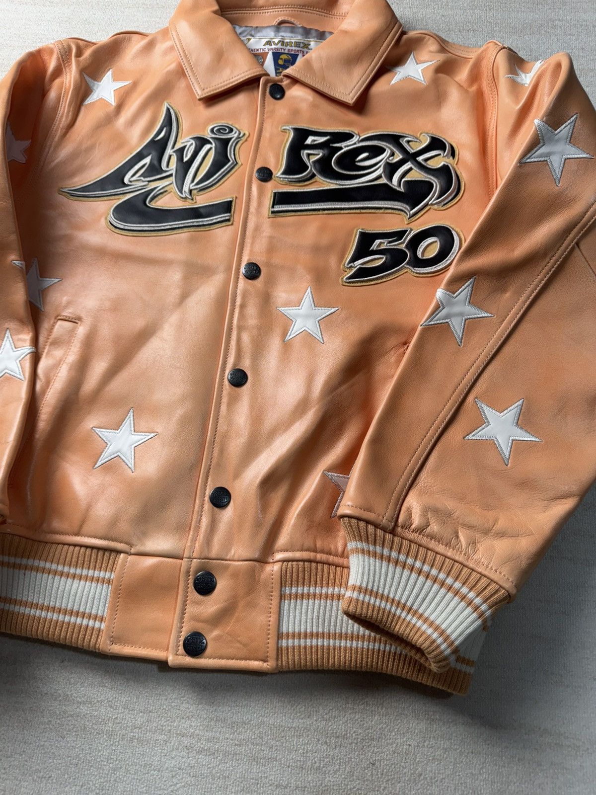 Avirex × HELLSTAR 50 years anniversary leather jacket Size US L / EU 52-54 / 3 - 3 Thumbnail