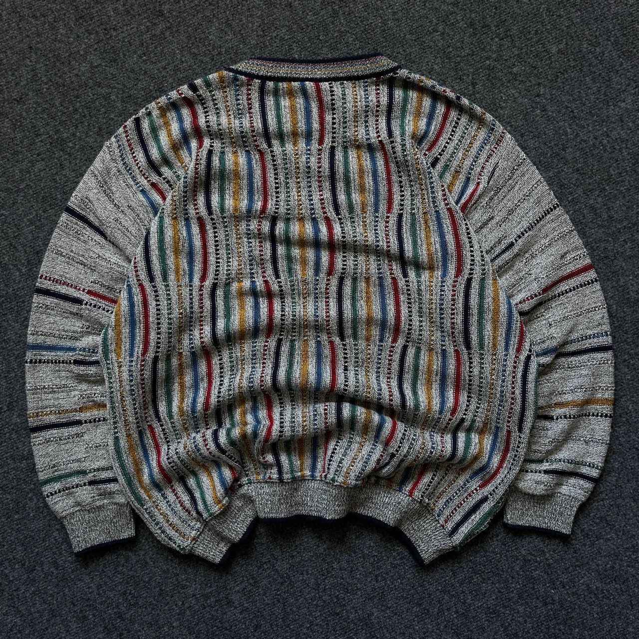 Aran Isles Knitwear VTG Knit Sweater Giramondo Size L Y2K 00s USA Hype Trend Size US L / EU 52-54 / 3 - 6 Thumbnail