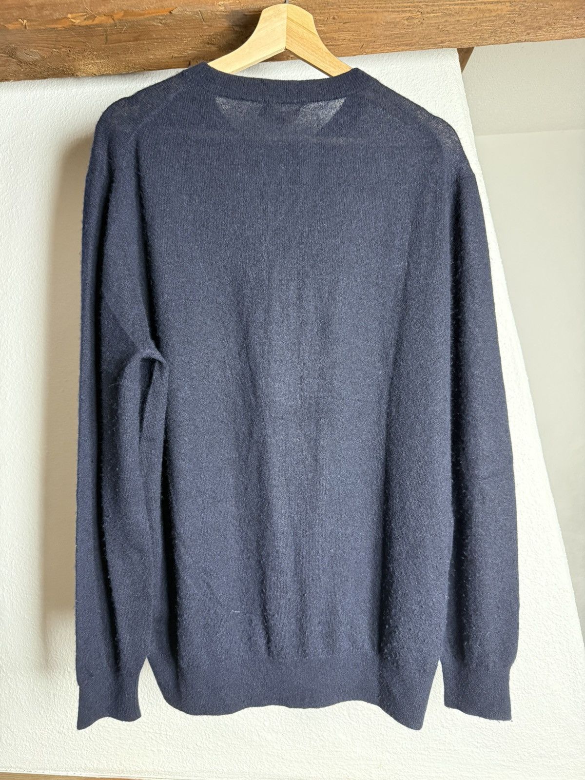 Loro Piana Loro Piana Cashmere Silk Blend Navy Crewneck Sweater Size 56 Size US XL / EU 56 / 4 - 4 Thumbnail