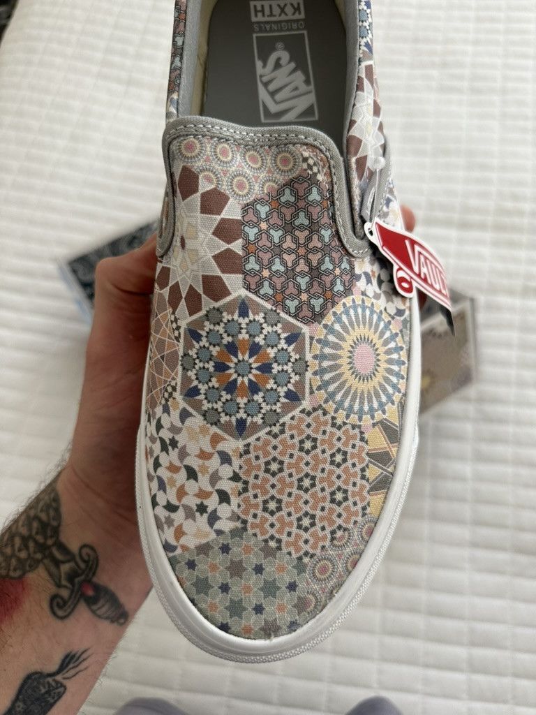 Kith × Vans NEW* KITH VANS OG CLASSIC SLIP ON 10TH MULTI TILE Size US 11.5 / EU 44-45 - 6 Thumbnail