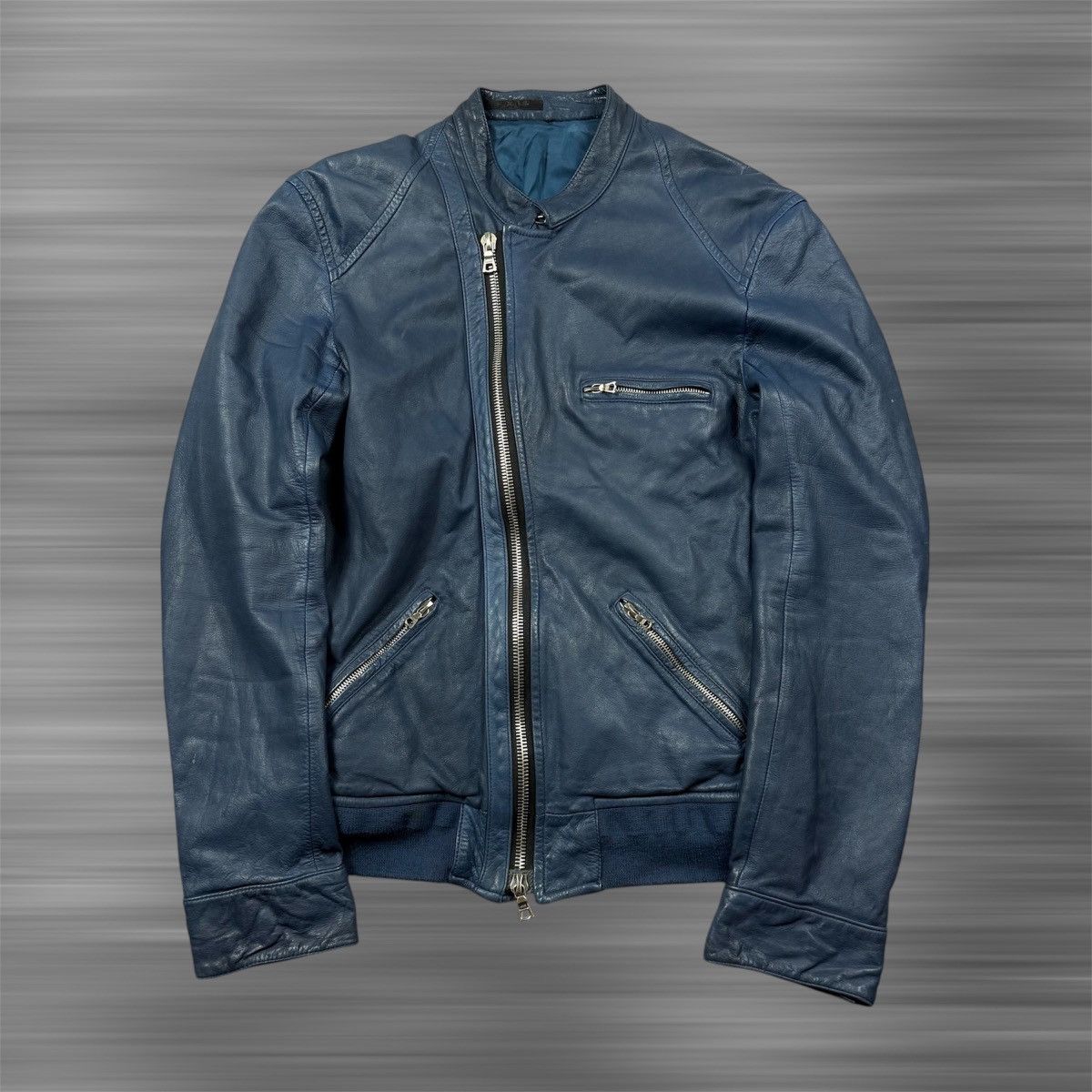 The Viridi-anne The Viridi Anne leather biker zipper jacket | Grailed