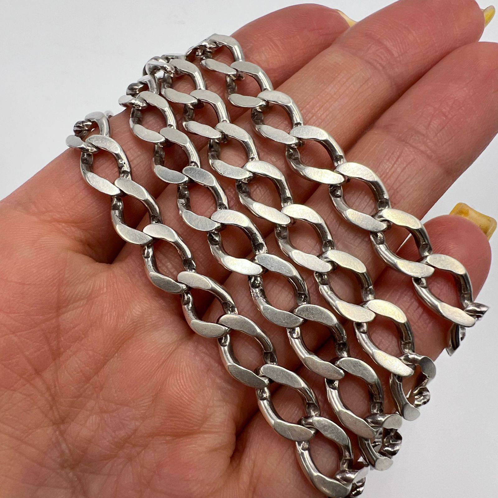 Sterling Silver Vintage Sterling Silver 925 Chain Necklace silver 38.84g Size ONE SIZE - 2 Thumbnail