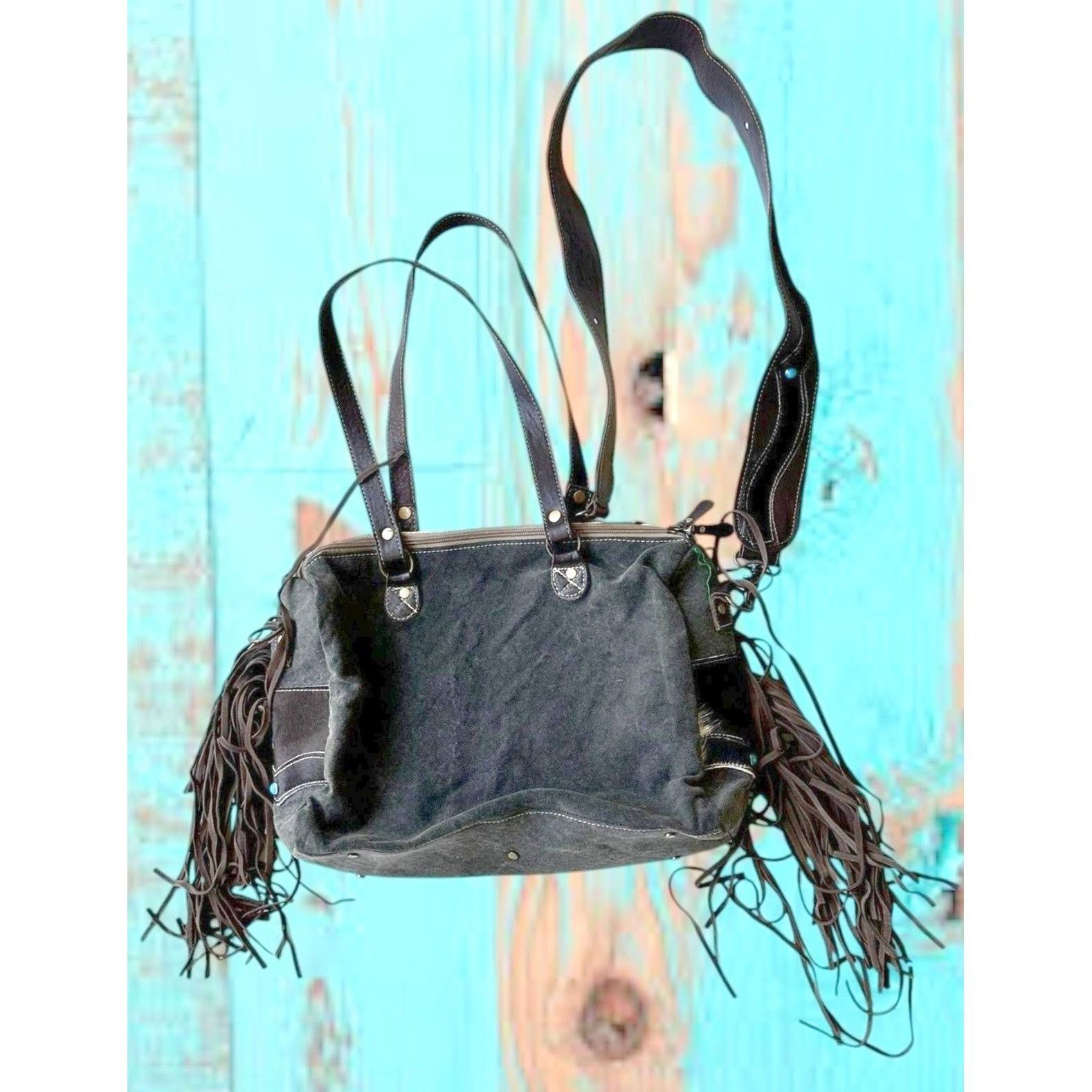 Other Myra Bag Crashing Waves Crossbody Tote Saddle Blanket Purse Size ONE SIZE - 8 Thumbnail