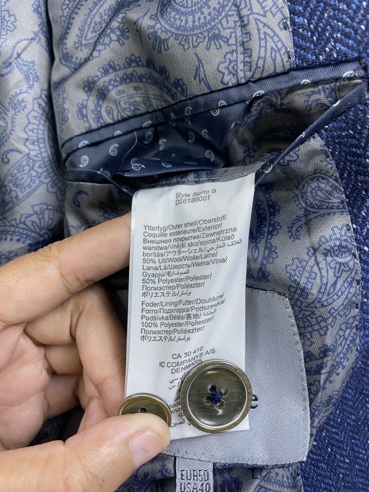 Designer × Matinique × Vintage Vintage Matinique Luxury Designer 2 Button Blazer Size US M / EU 48-50 / 2 - 9 Thumbnail