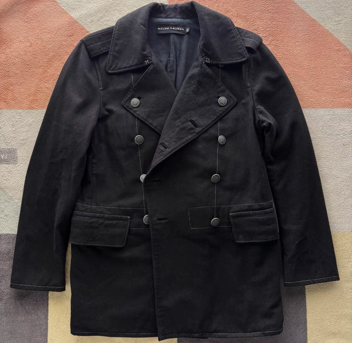 Ralph Lauren Ralph Lauren Black Label Wool Double Breasted Coat K22 Size US S / EU 44-46 / 1 - 1 Thumbnail