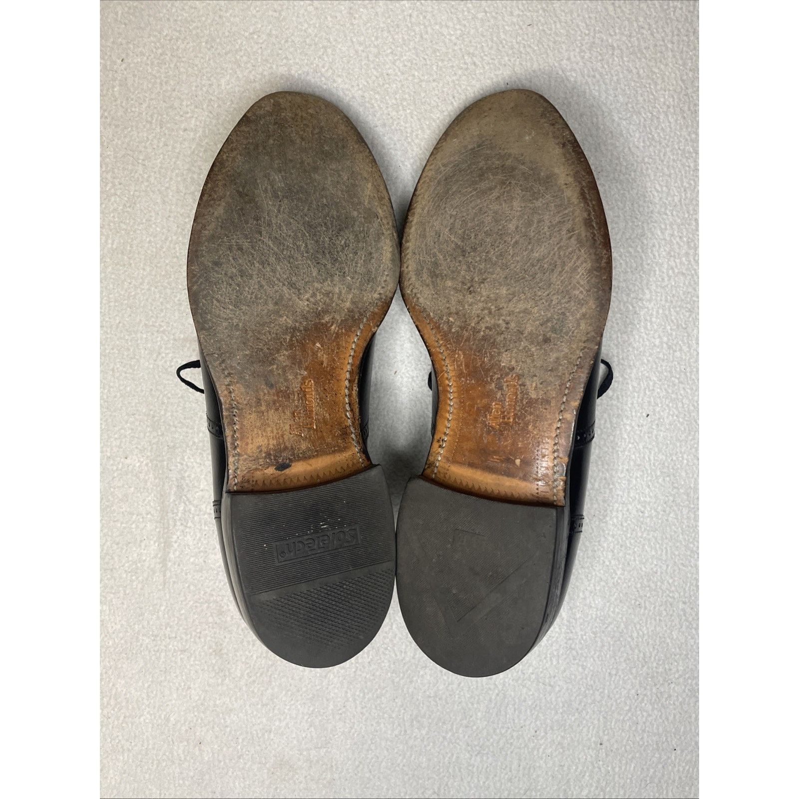 Allen Edmonds Allen Edmonds Yorktown Black Leather Cap Toe Dress 11.5 D Size US 11.5 / EU 44-45 - 14 Thumbnail