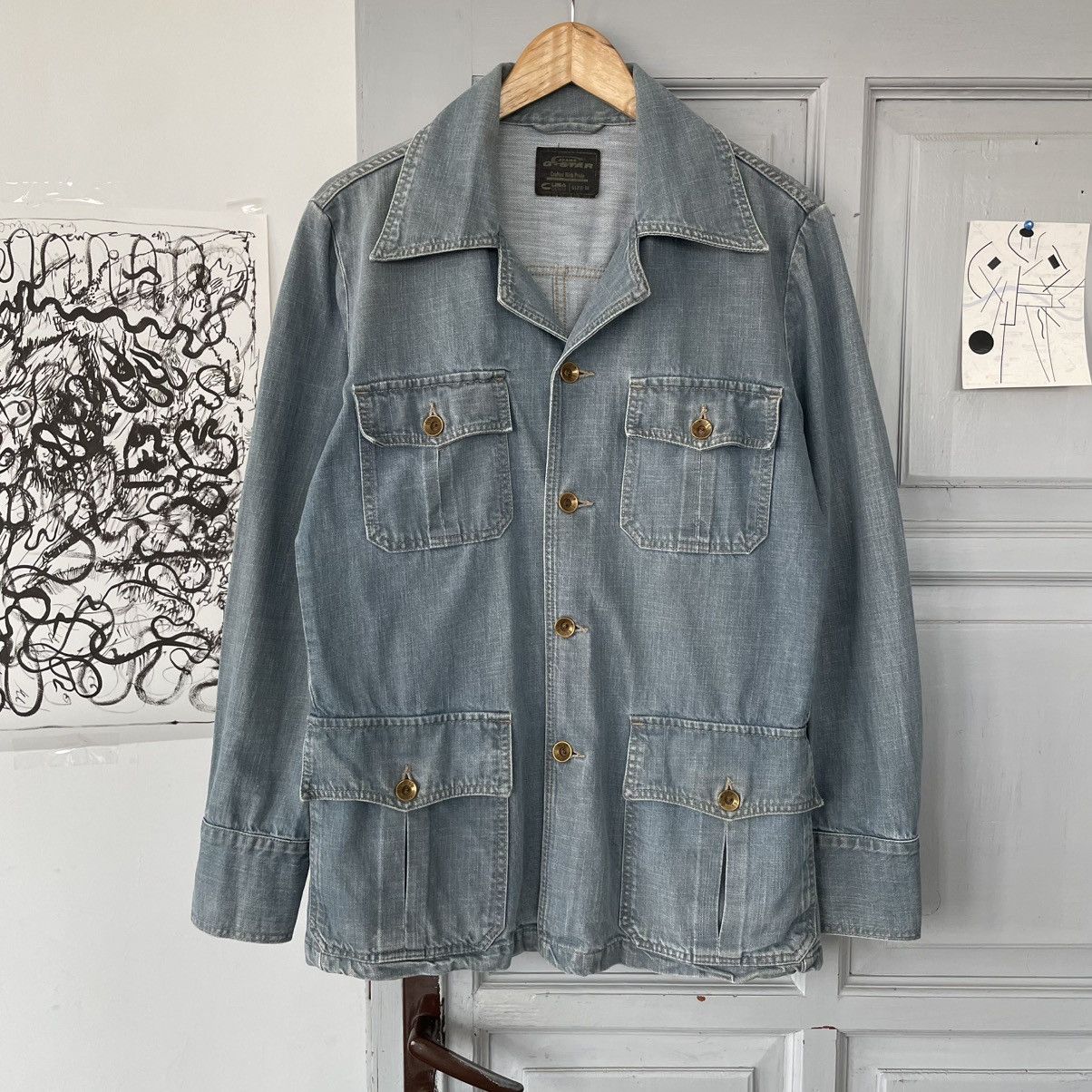 G-Star × Vintage Vintage 90’s G-star RAW Grafted with Pride Size M Y2k Size US M / EU 48-50 / 2 - 1 Thumbnail