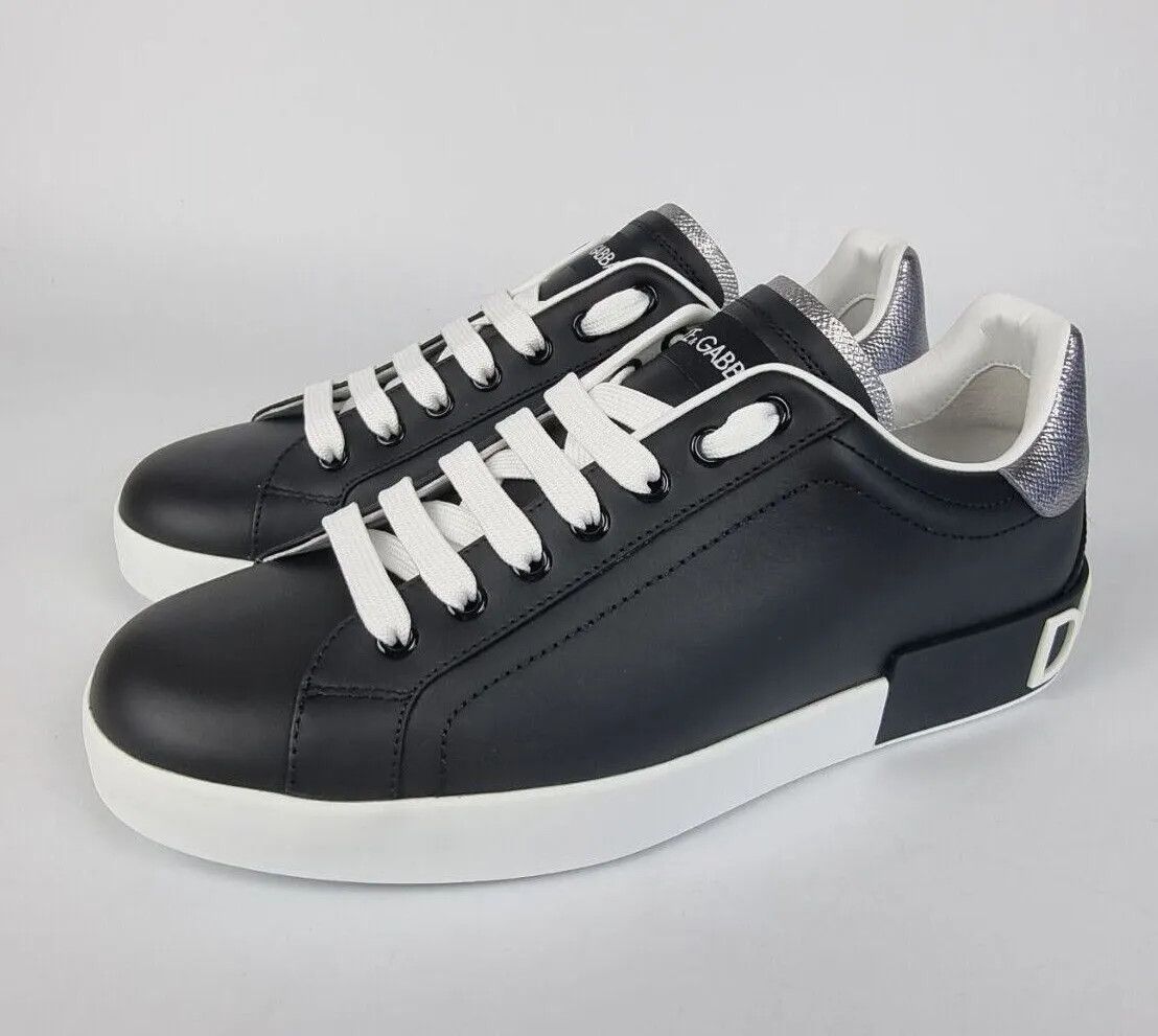 image of Dolce Gabbana Dolce&gabbana Portofino Black Men's Sneakers New (Size 8)