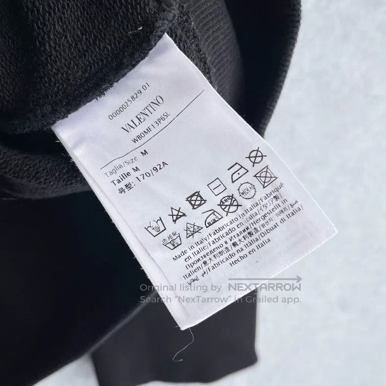 Valentino Valentino Black cotton grid lace letter logo high-neck lon Size M / US 6-8 / IT 42-44 - 3 Thumbnail