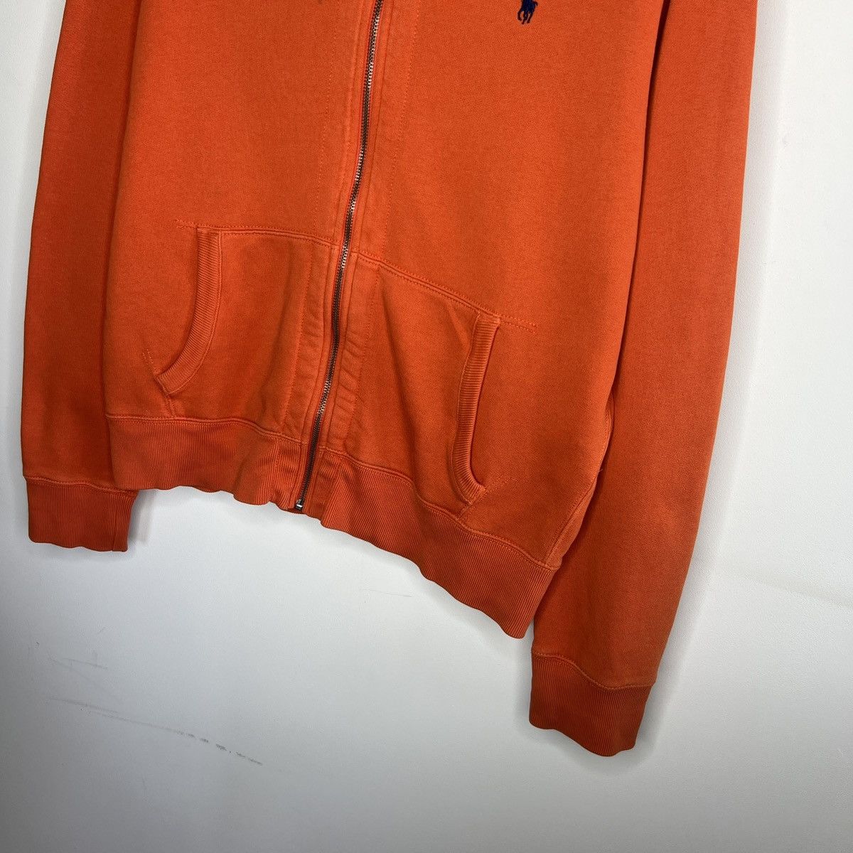 Polo Ralph Lauren Polo Ralph Lauren Hoodie Sweatshirt Hooded Orange Pony Logo Size US M / EU 48-50 / 2 - 2 Thumbnail