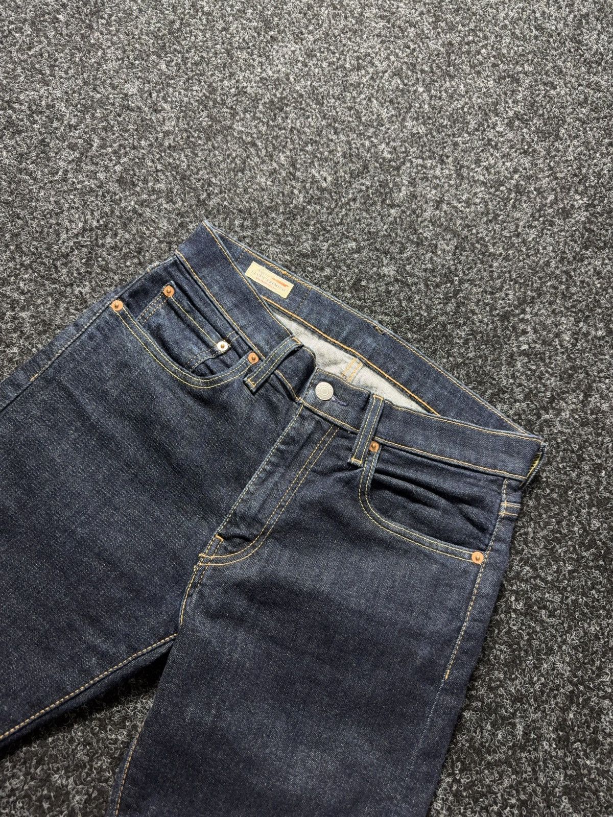 Levi's 00s Levis 510 USA Western Skinny Taper Raw Denim Jeans W31 Size US 31 - 6 Thumbnail