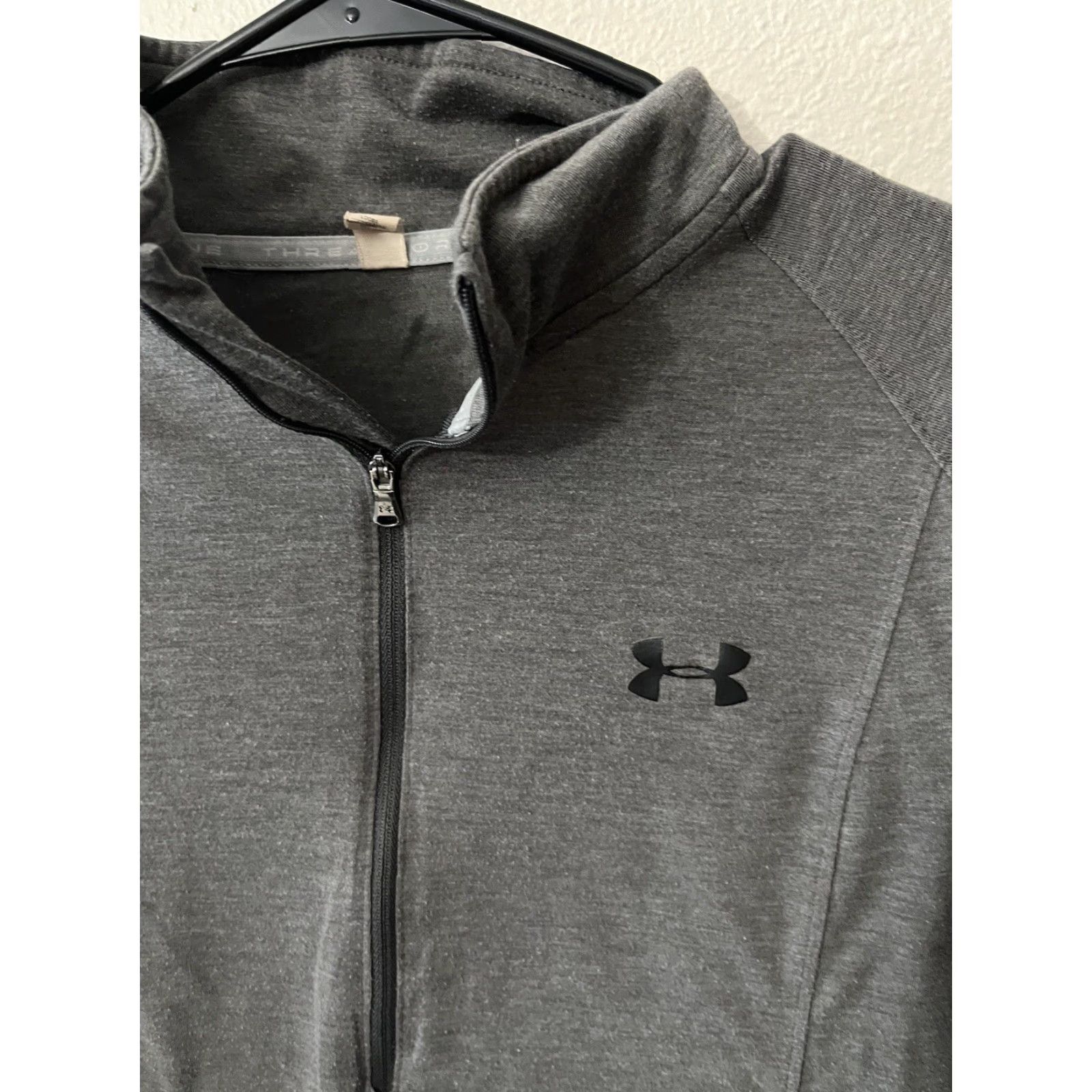 Under Armour Under Armour Lightweight Long Sleeve Shirt Men M Gray Black Tech 1/4 Zip Activewear Cross Training Size US M / EU 48-50 / 2 - 3 Thumbnail
