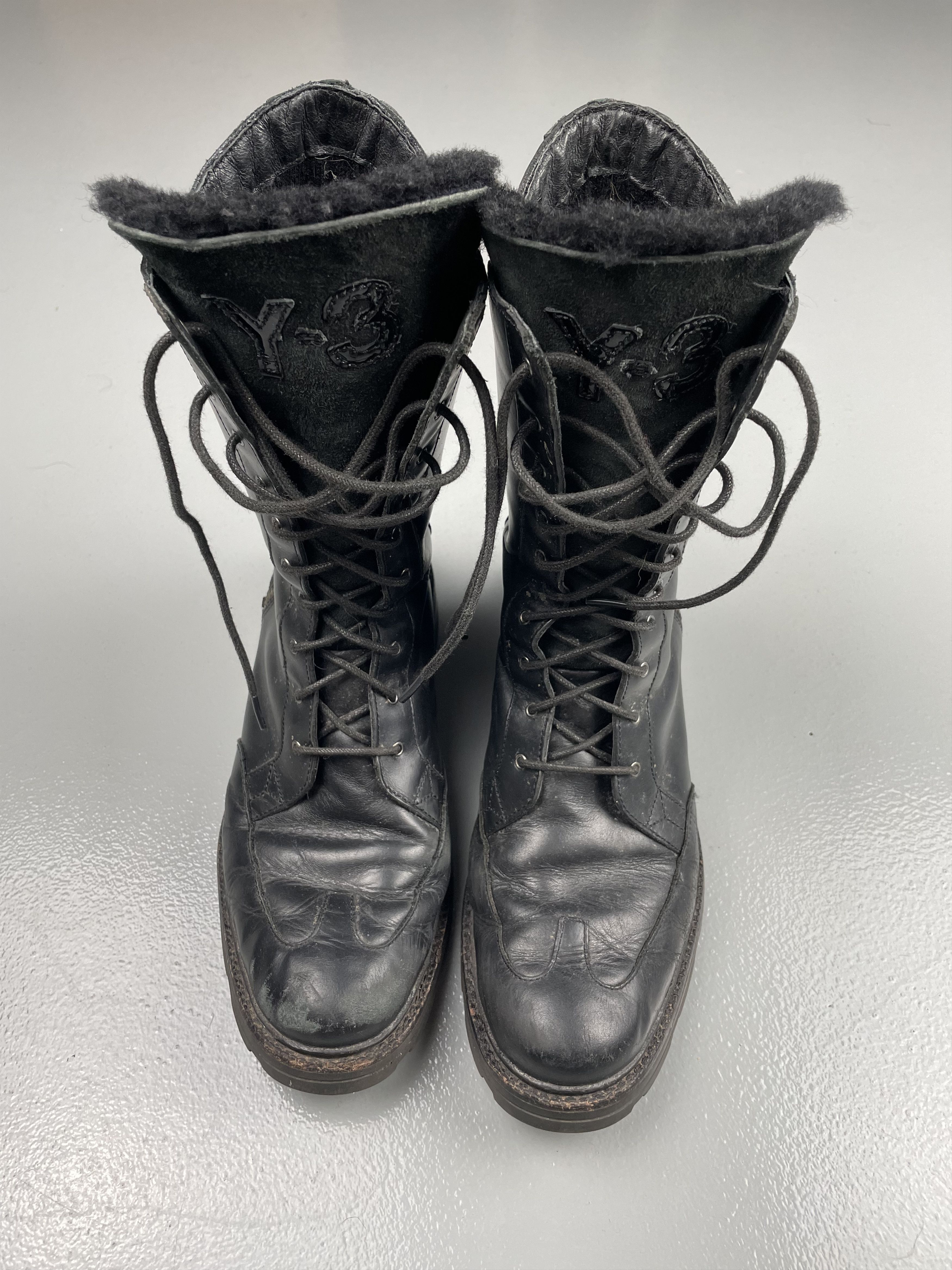 Y-3 RARE Y-3 AW13 leather boots (women's) Size US 9 / IT 39 - 1 Thumbnail