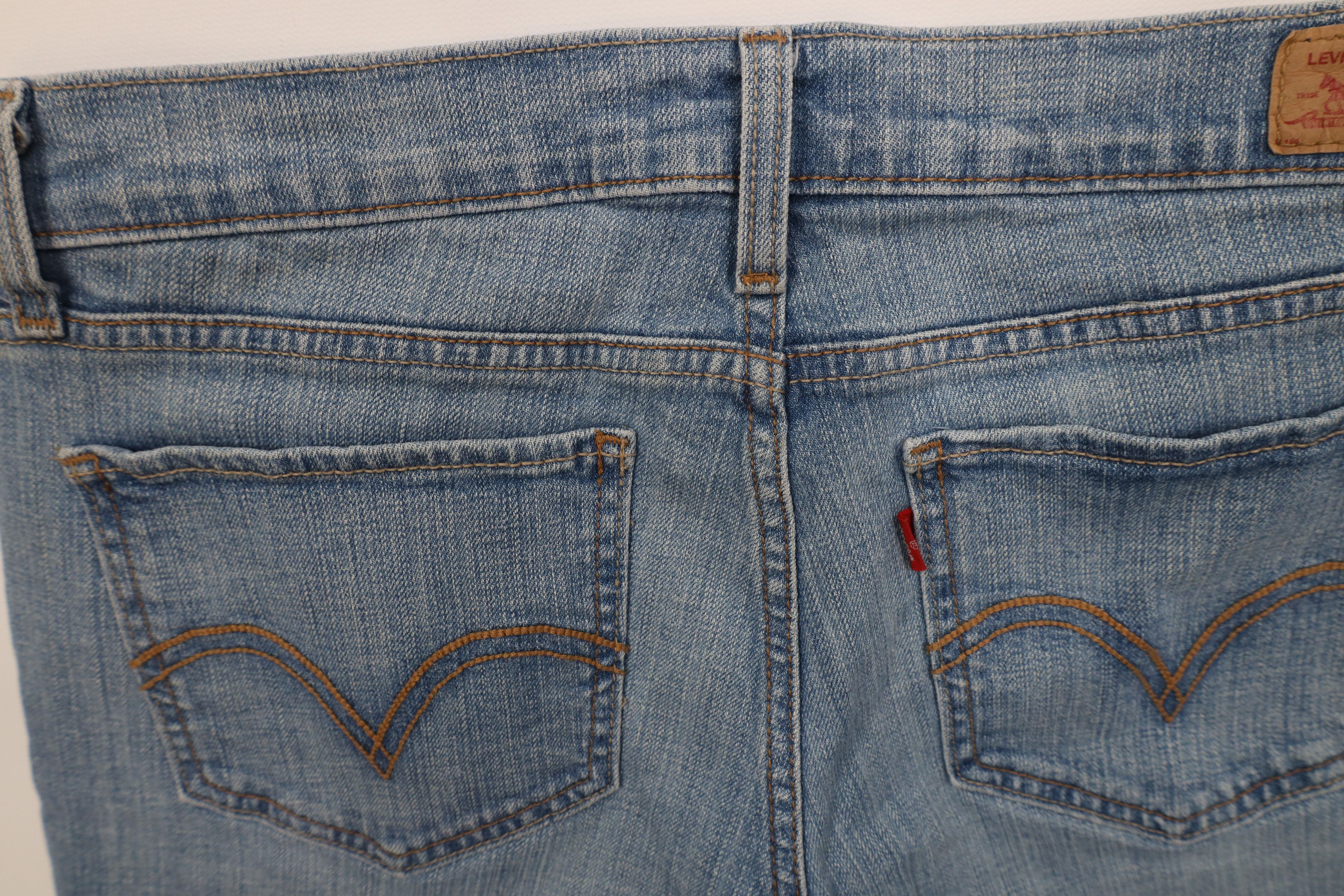 Levi's Vintage Y2K Levis 524 Superlow Babydoll Flared Denim Jeans Size 32" / US 10 / IT 46 - 14 Thumbnail