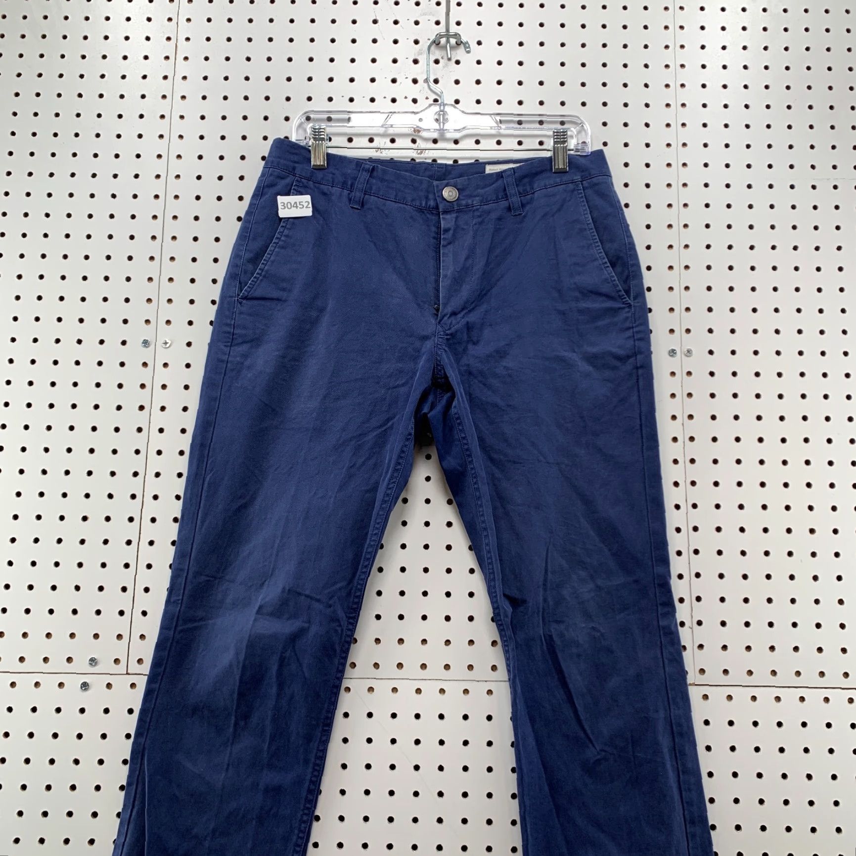 Bonobos VINTAGE Bonobos Chino Pants Men 31/32 Slim Straight Navy Blue - 32x31 Casual Mens Size US 32 / EU 48 - 5 Thumbnail
