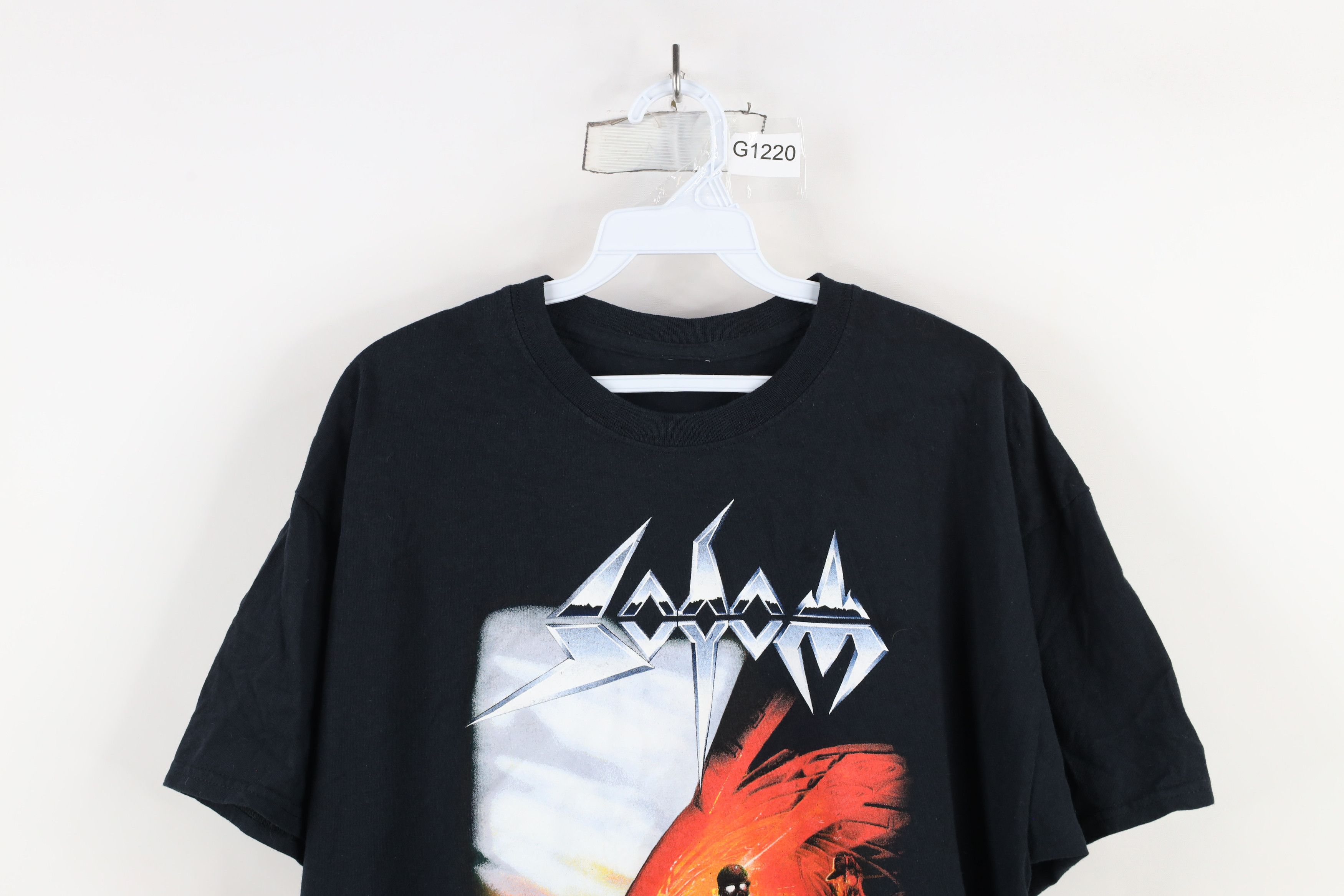 Vintage Retro Y2K Spell Agent Orange Sodom Band Short Sleeve T-Shirt Size US XL / EU 56 / 4 - 2 Thumbnail