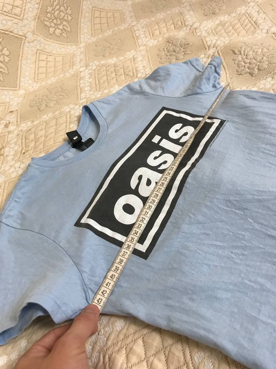 Band Tees 🔥 Oasis Box Logo Rock Band 2022 Blue T-Shirt Y2K Size M / US 6-8 / IT 42-44 - 11 Thumbnail
