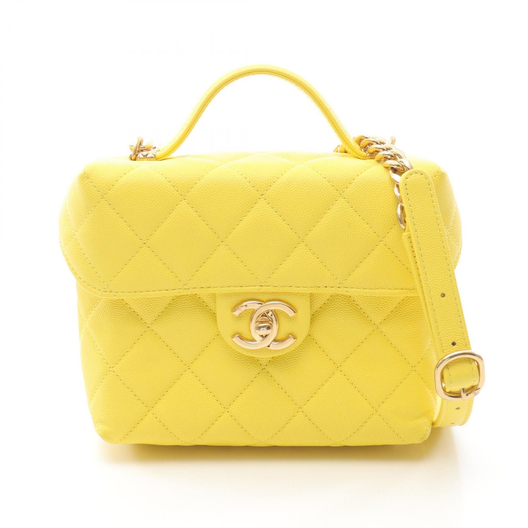 Chanel Chanel Matelassé Caviar Skin Shoulder Bag Leather Shoulder Bag AS3729