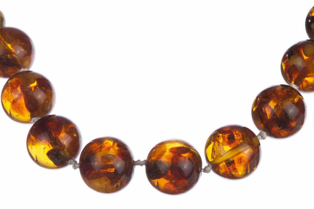 Designer Baltic Amber Round Bead Necklace Size ONE SIZE - 3 Thumbnail