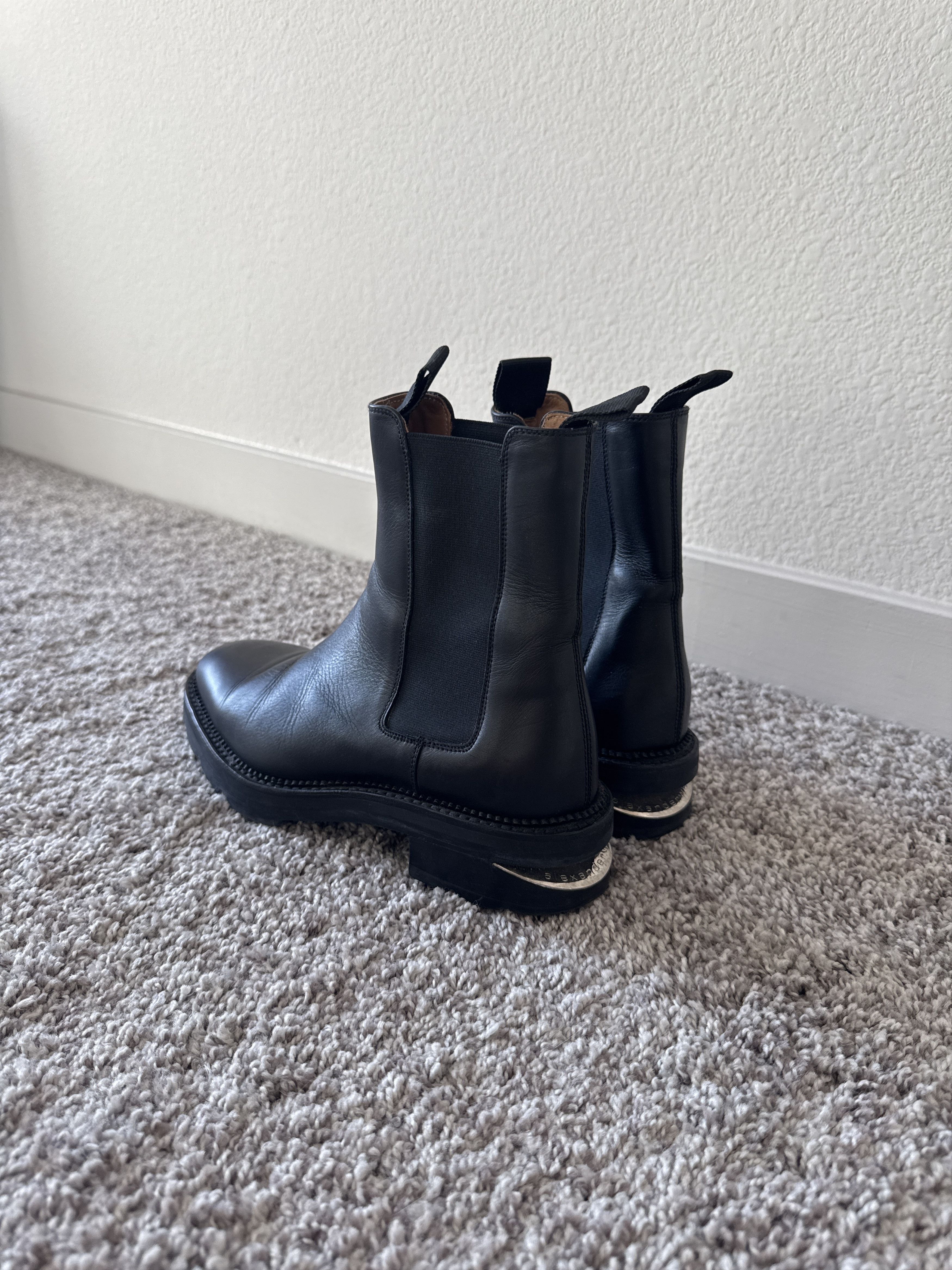Alexander Wang Alexander Wang Andy Black Leather Boots Size US 6 / IT 36 - 1 Thumbnail