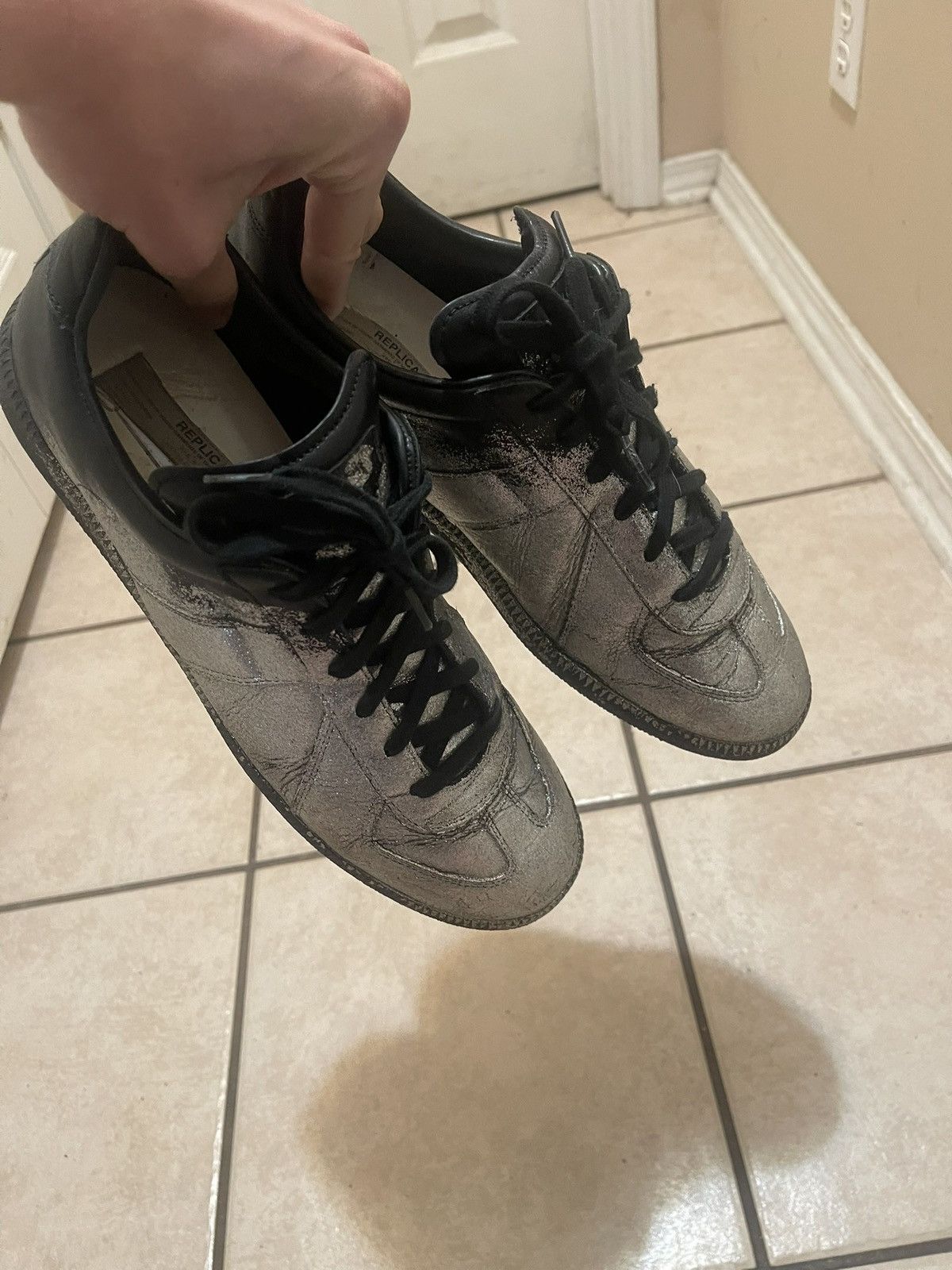Maison Margiela Maison Margiela Glitter Replica GAT Size 44 Made in Italy Size US 11 / EU 44 - 2 Thumbnail