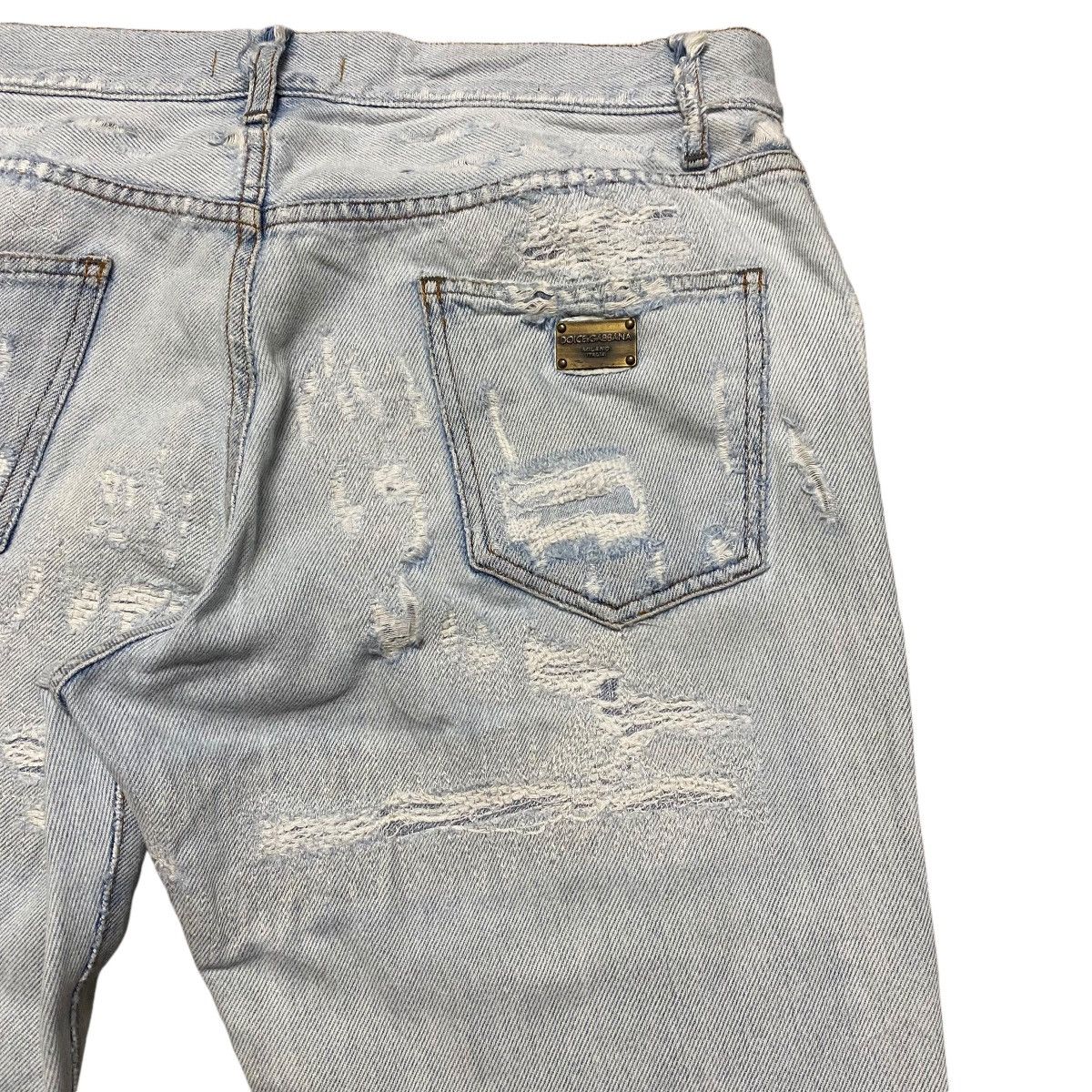 Dolce & Gabbana Dolce&Gabbana Repaired Denim Jeans Size US 32 / EU 48 - 15 Thumbnail