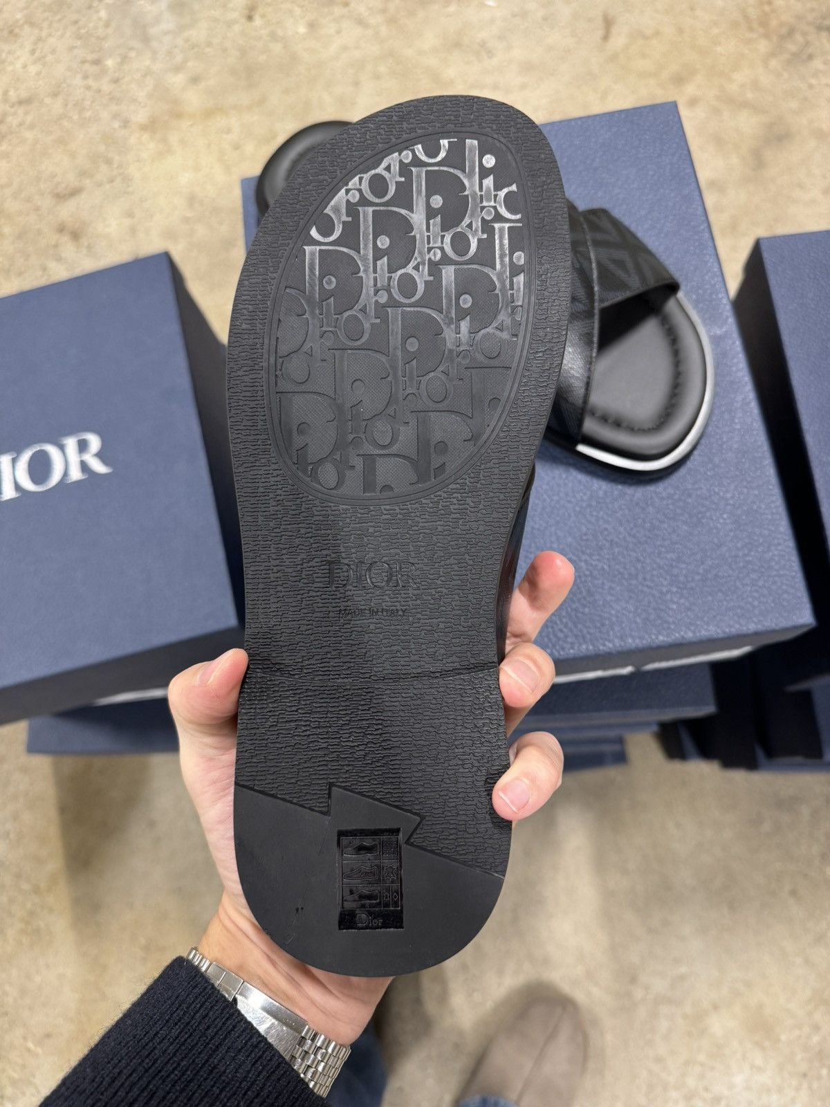 Dior Dior Diamond Leather Sandals NEW 1000$ Size US 7 / EU 40 - 4 Thumbnail